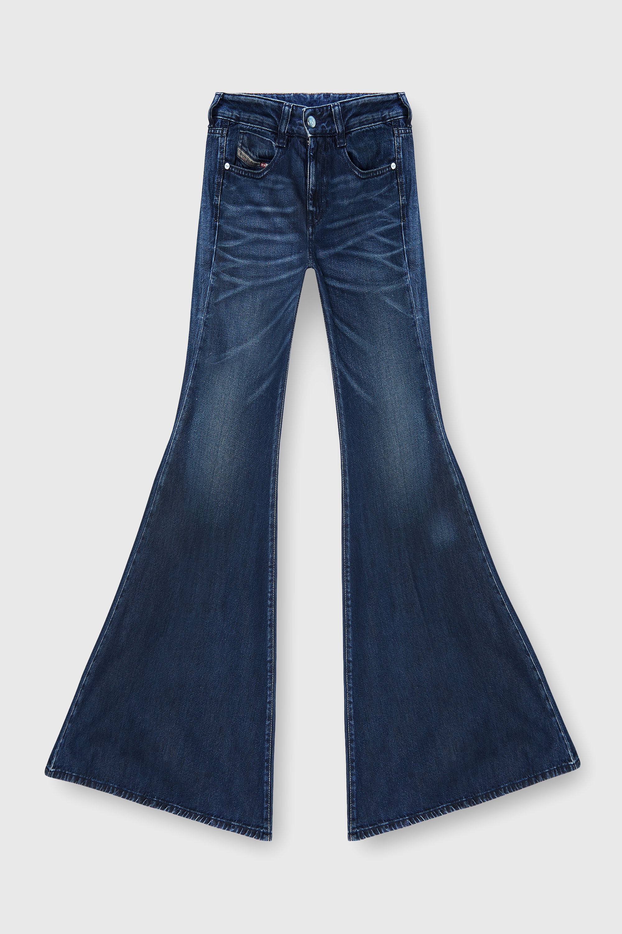 Diesel - Woman's Flare Jeans 1970 D-Bleess 09N21, Dark Blue - 6