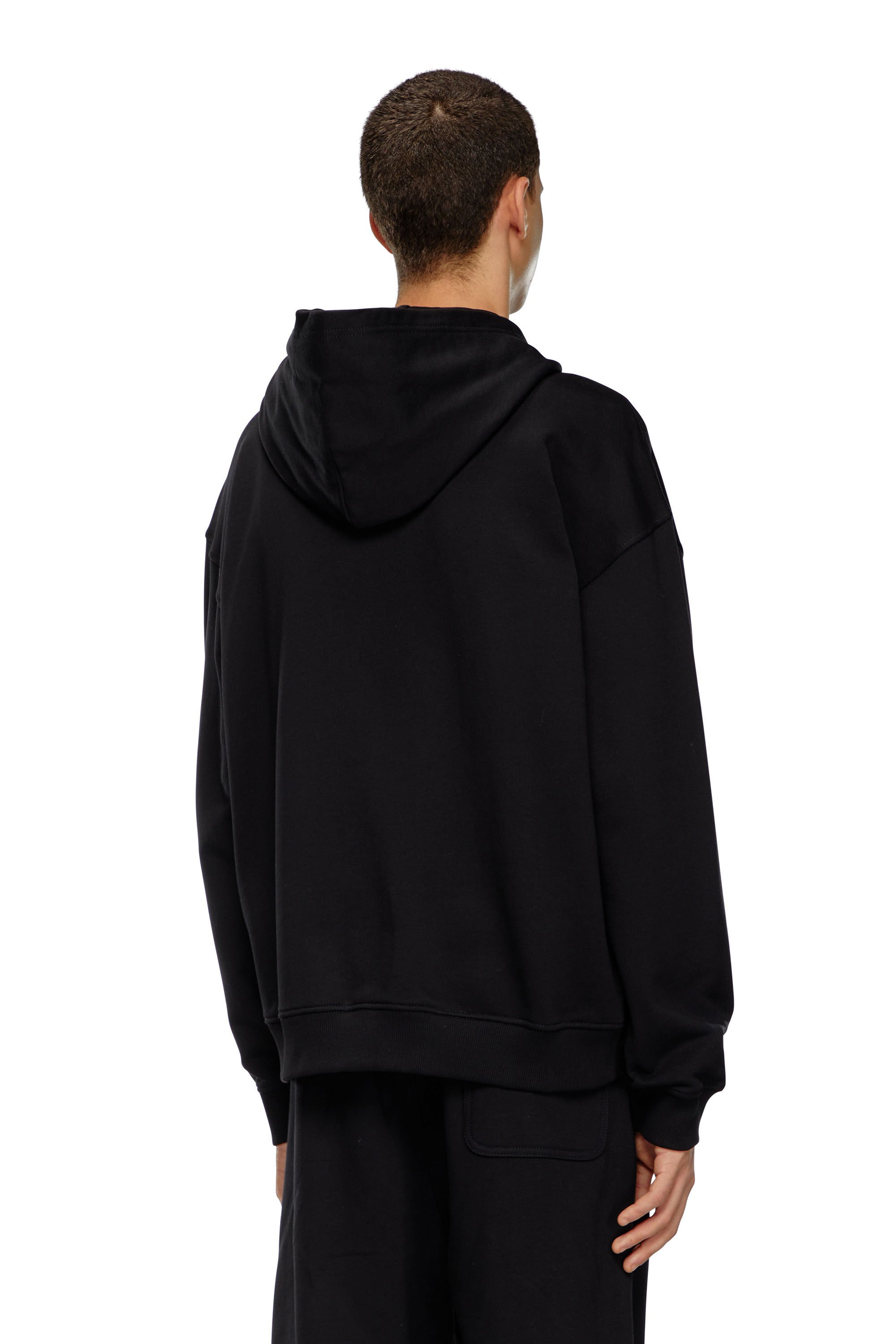 Diesel - S-BOXT-HOOD-ZIP-DIV, Black - Image 4