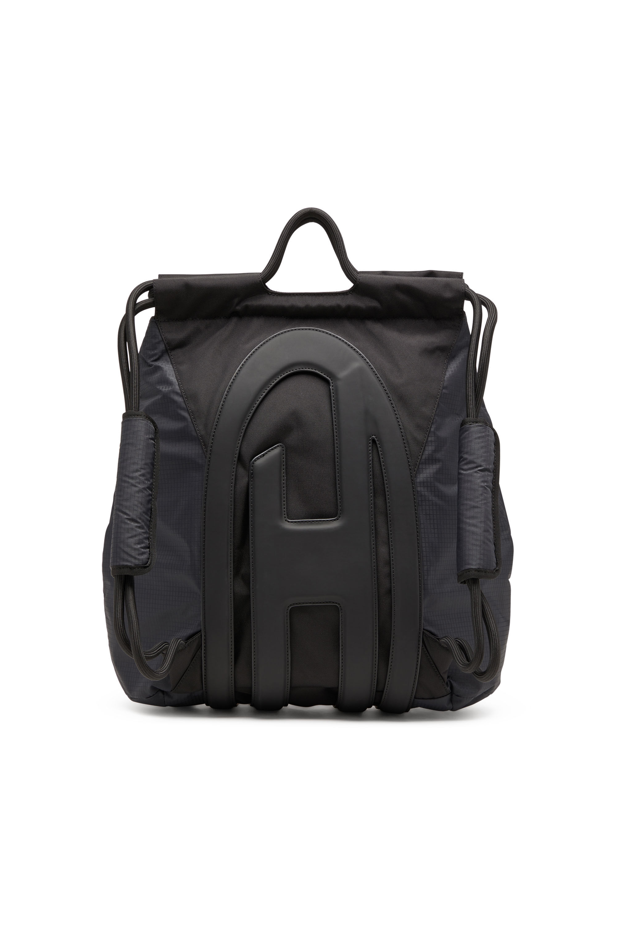 Diesel - CAGE-D TOTE XL, Man Cage-D-Convertible bag in CORDURA and ripstop in Black - Image 3