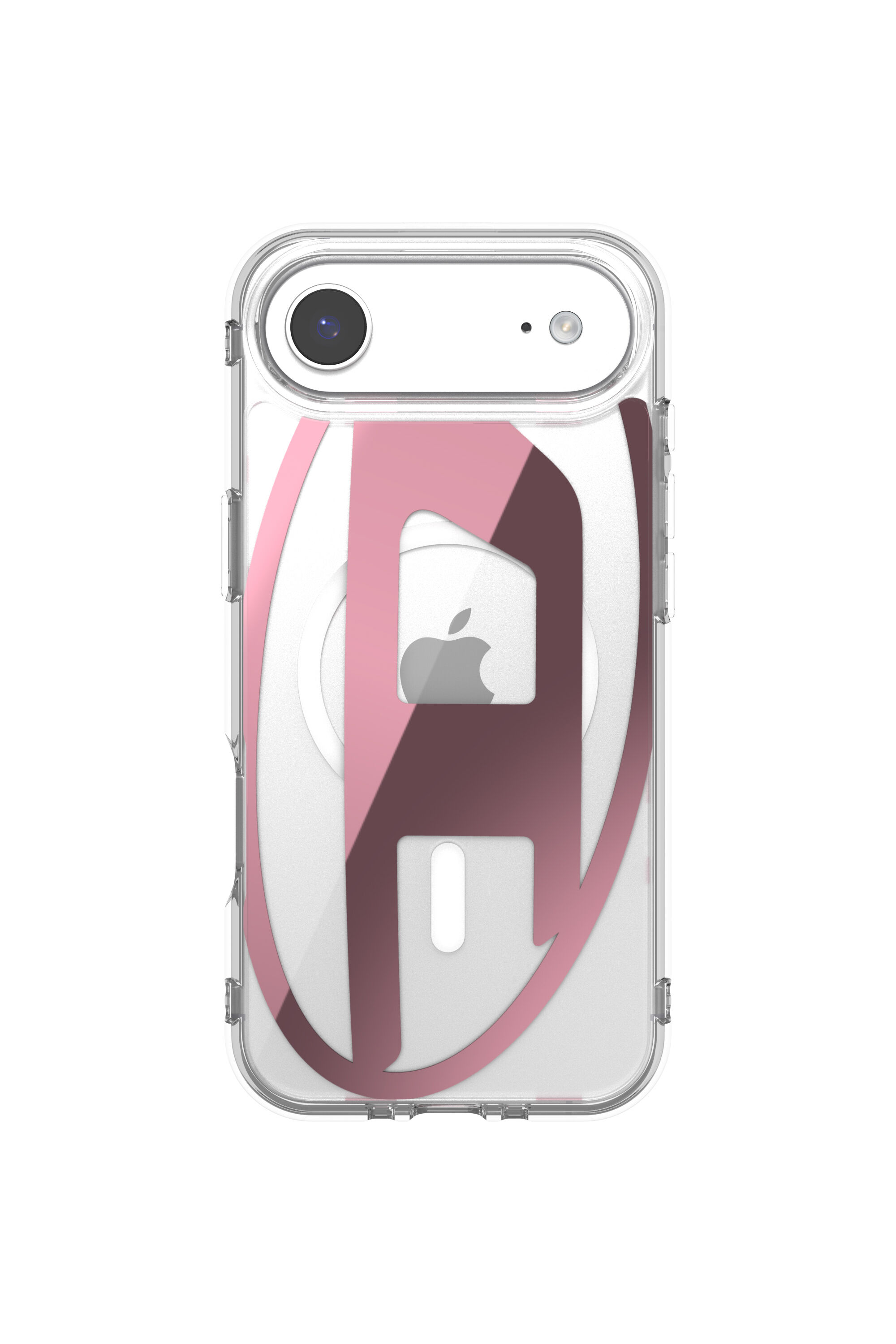 Diesel - 60420 AOP CASE, Unisex's Oval D metallic case with magsafe for iPhone 17 Air in Pink - 2