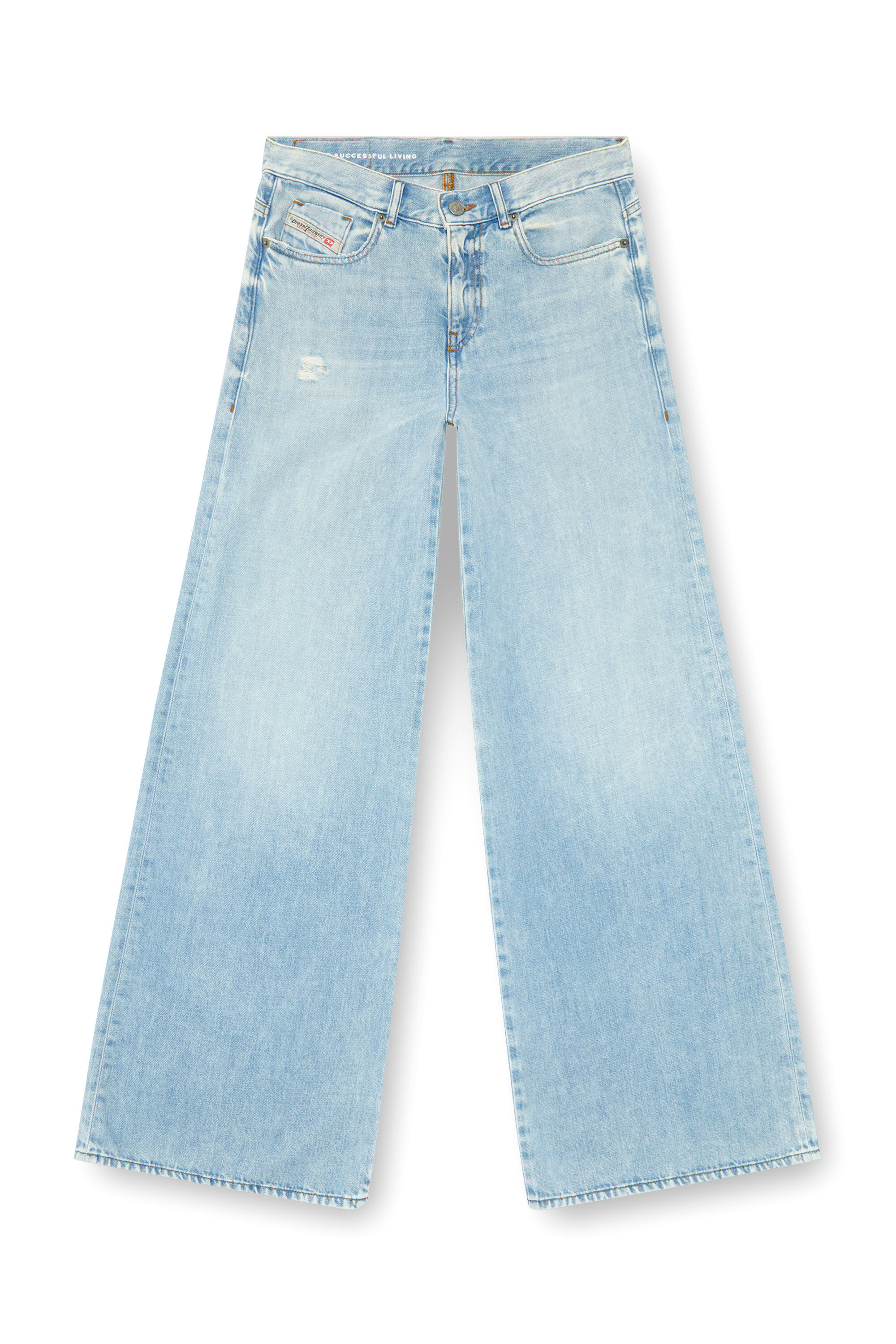 Diesel - Woman's Flare Jeans 1978 D-Akemi 068MQ, Light Blue - 2