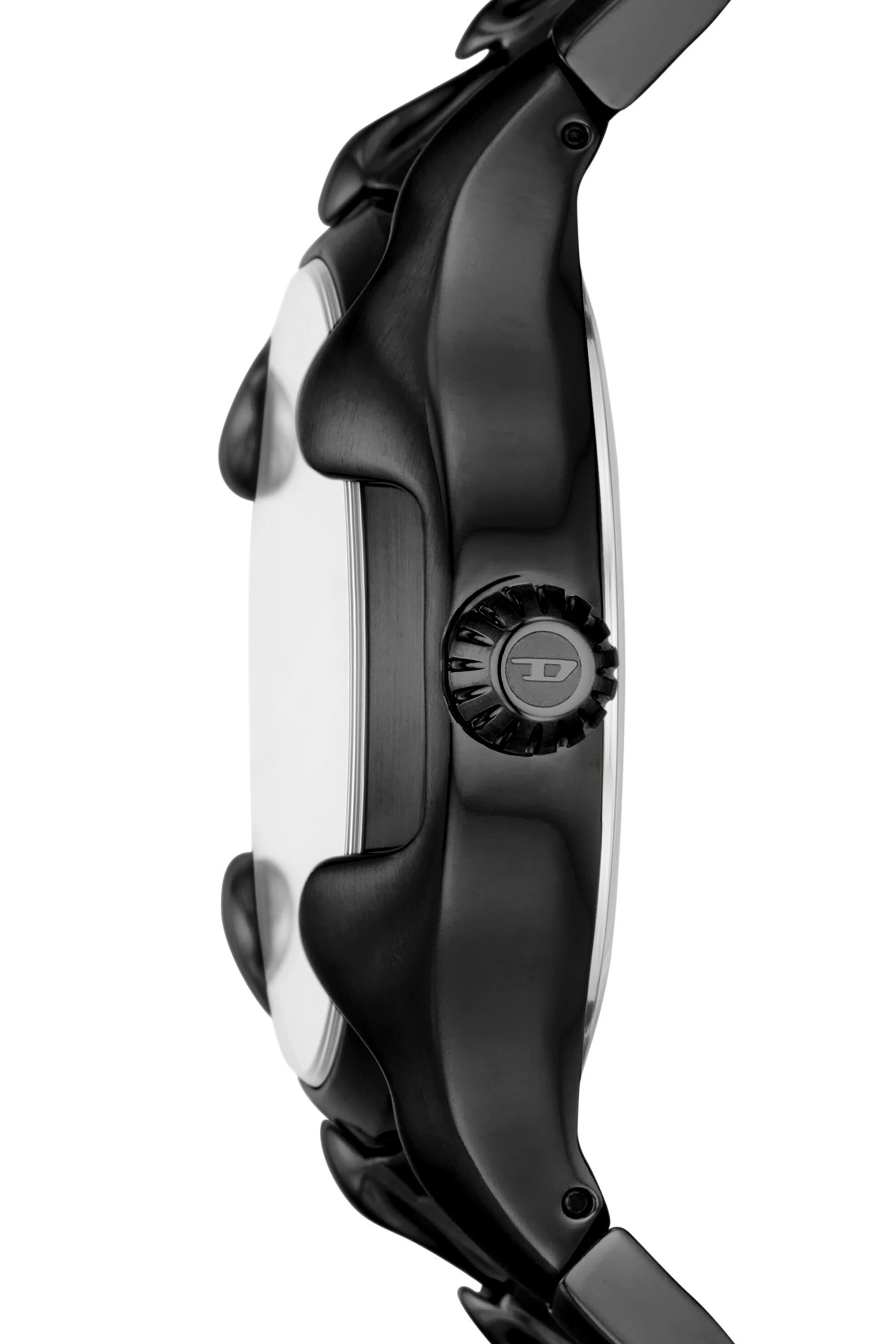 Diesel - DZ2187, Man Vert Three-Hand Date Black Stainless Steel Watch in Black - Image 3