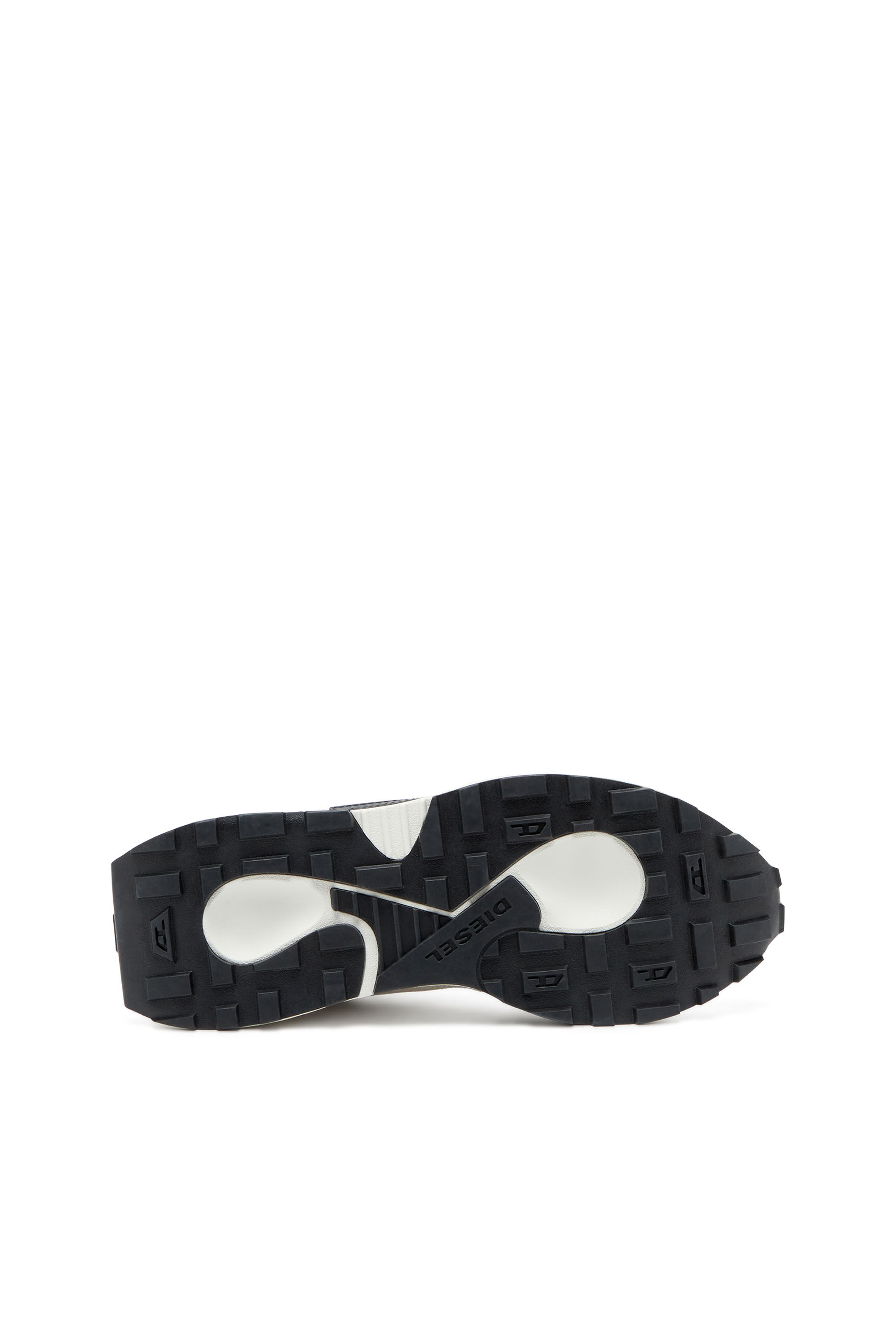 Diesel - S-TYCHE D, Man's S-Tyche D-Low-top sneakers in mesh, suede and leather in White/Black - 5