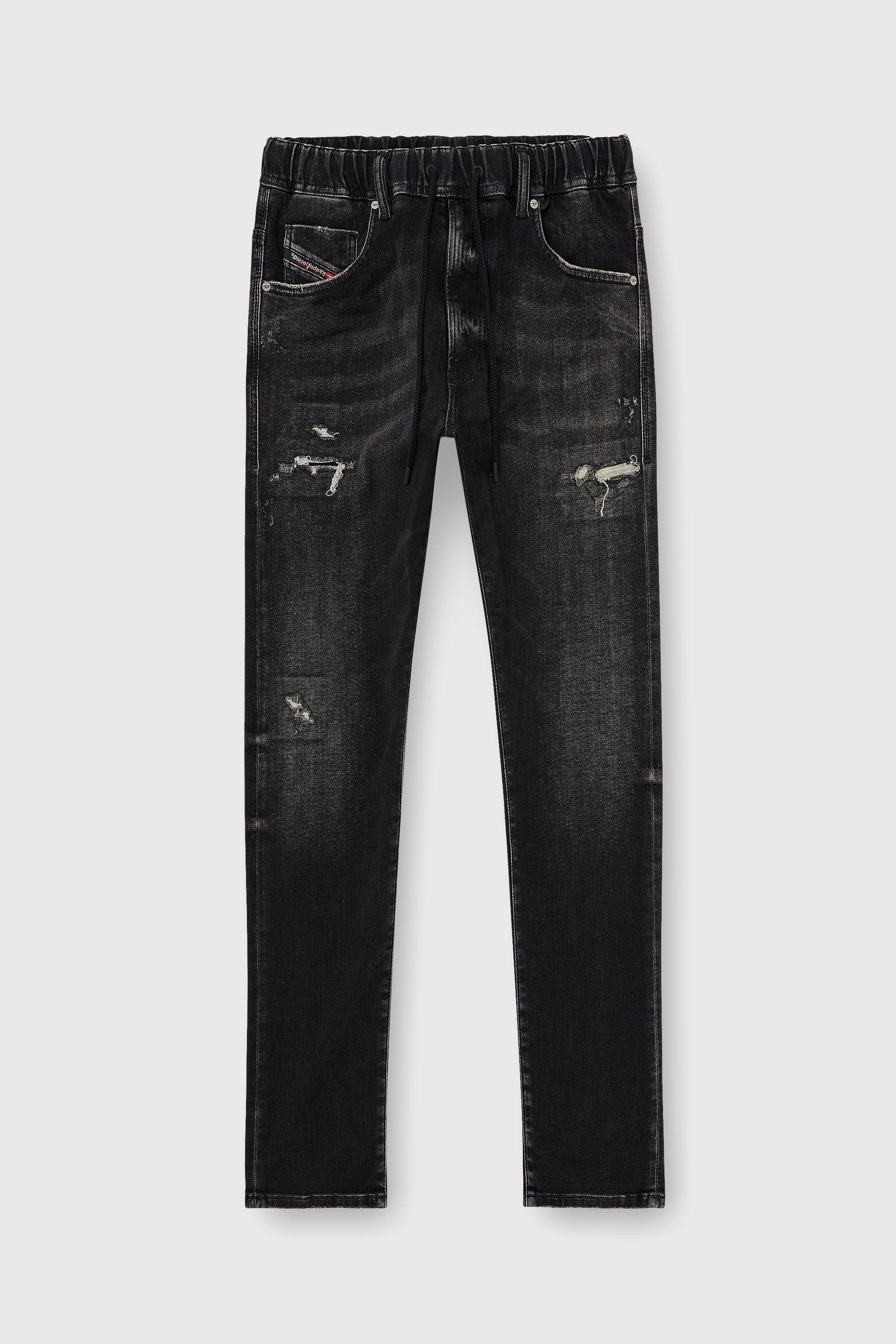 Diesel - Man's Regular E-Krooley Joggjeans&reg; 09Q22, Black/Dark grey - 4