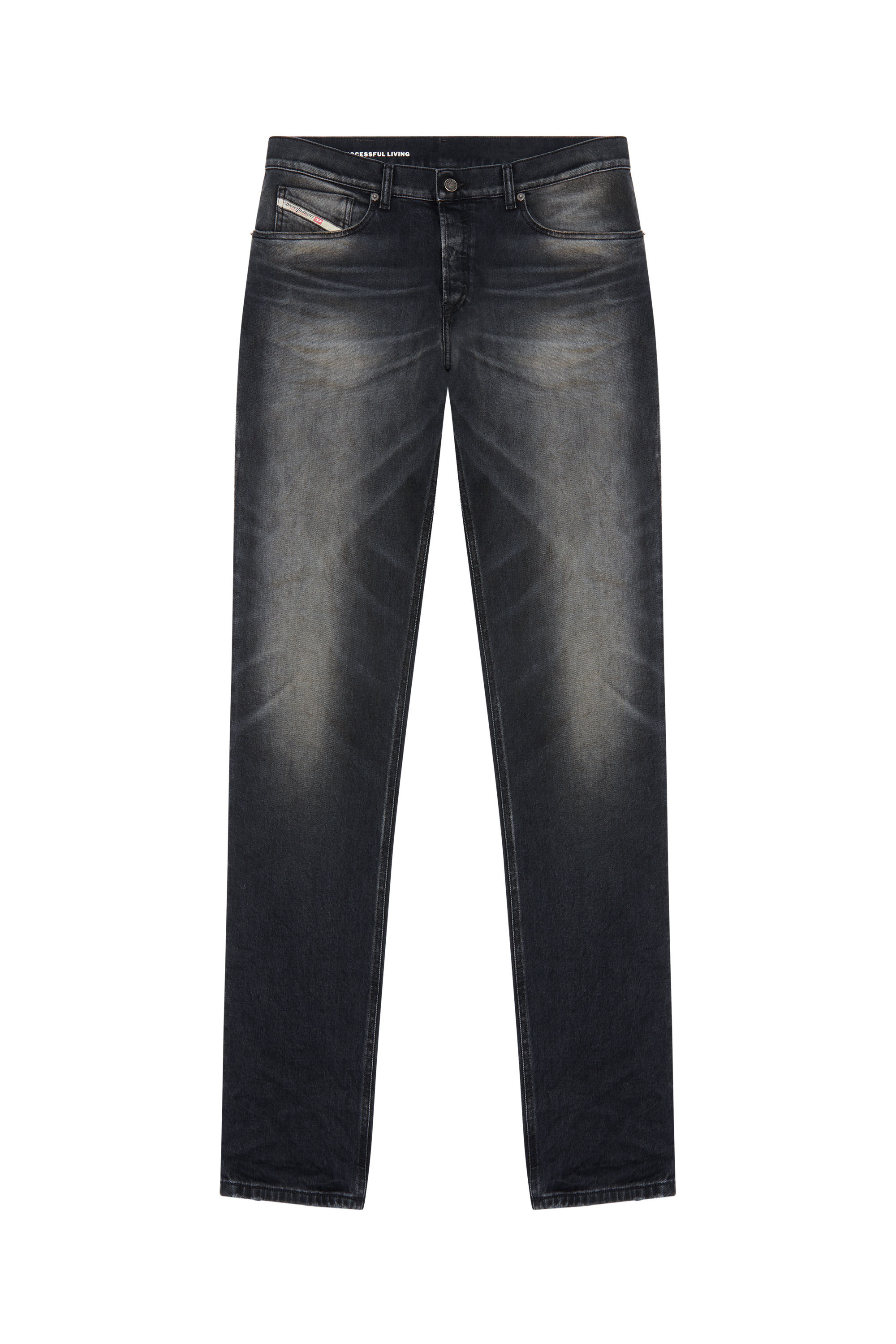 Diesel - Man Tapered Jeans 2023 D-Finitive 09G20, Black/Dark grey - Image 2