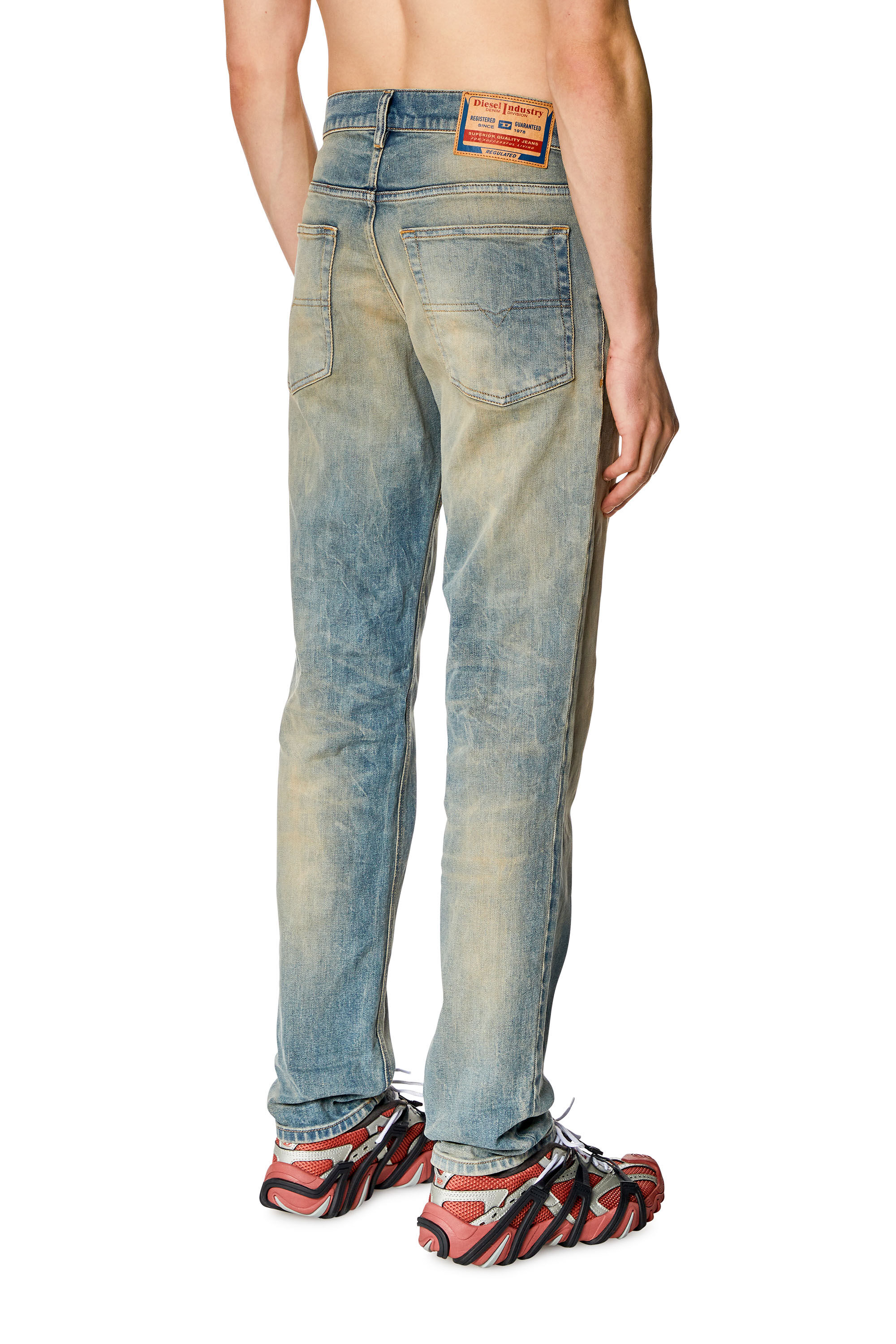 Diesel - Man Tapered Jeans 2023 D-Finitive 09H78, Medium blue - Image 4