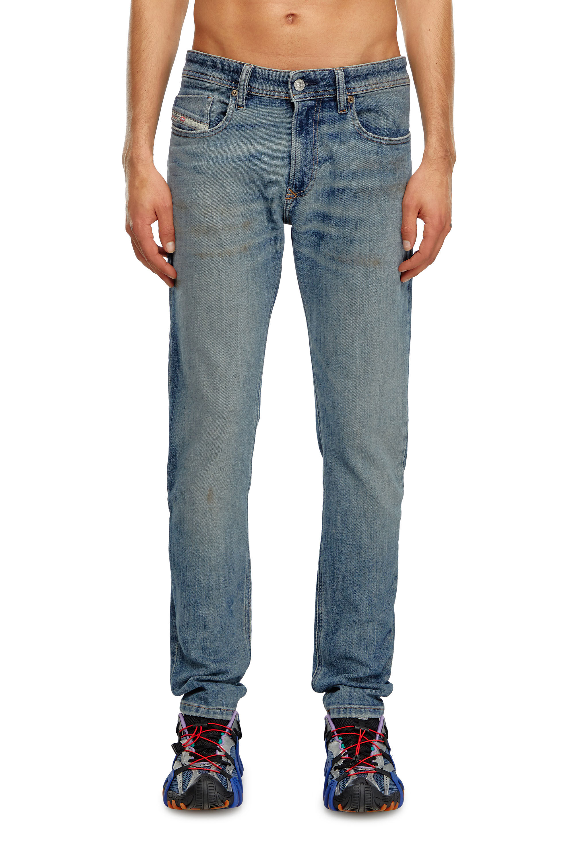 Diesel - Man Skinny Jeans 1979 Sleenker 0GRDE, Medium blue - Image 3