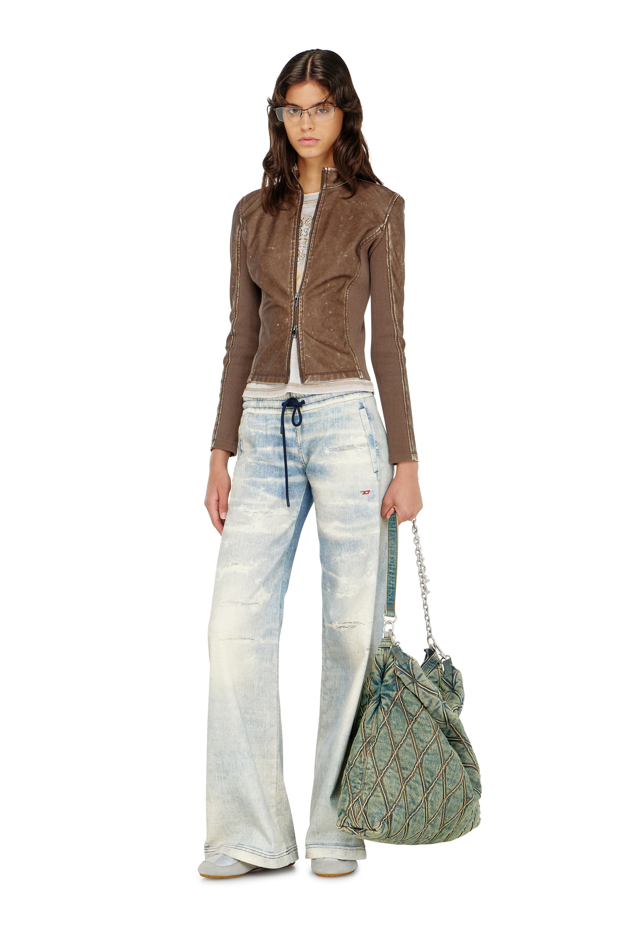 Diesel - Woman's Relaxed 2078 D-Ainty Joggjeans&reg; 068XM, Light Blue - 1