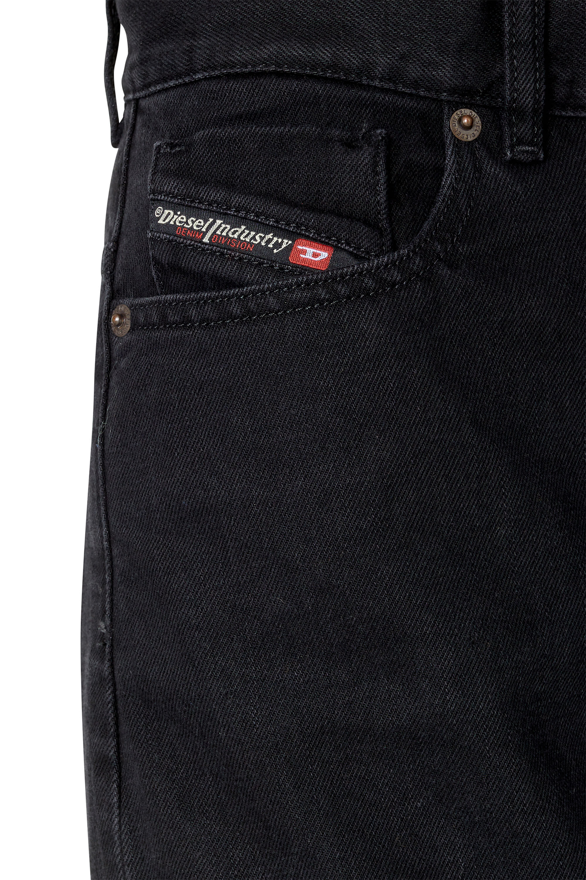 Diesel - Bootcut and Flare Jeans 2000 Widee Z09RL, Black/Dark grey - Image 6