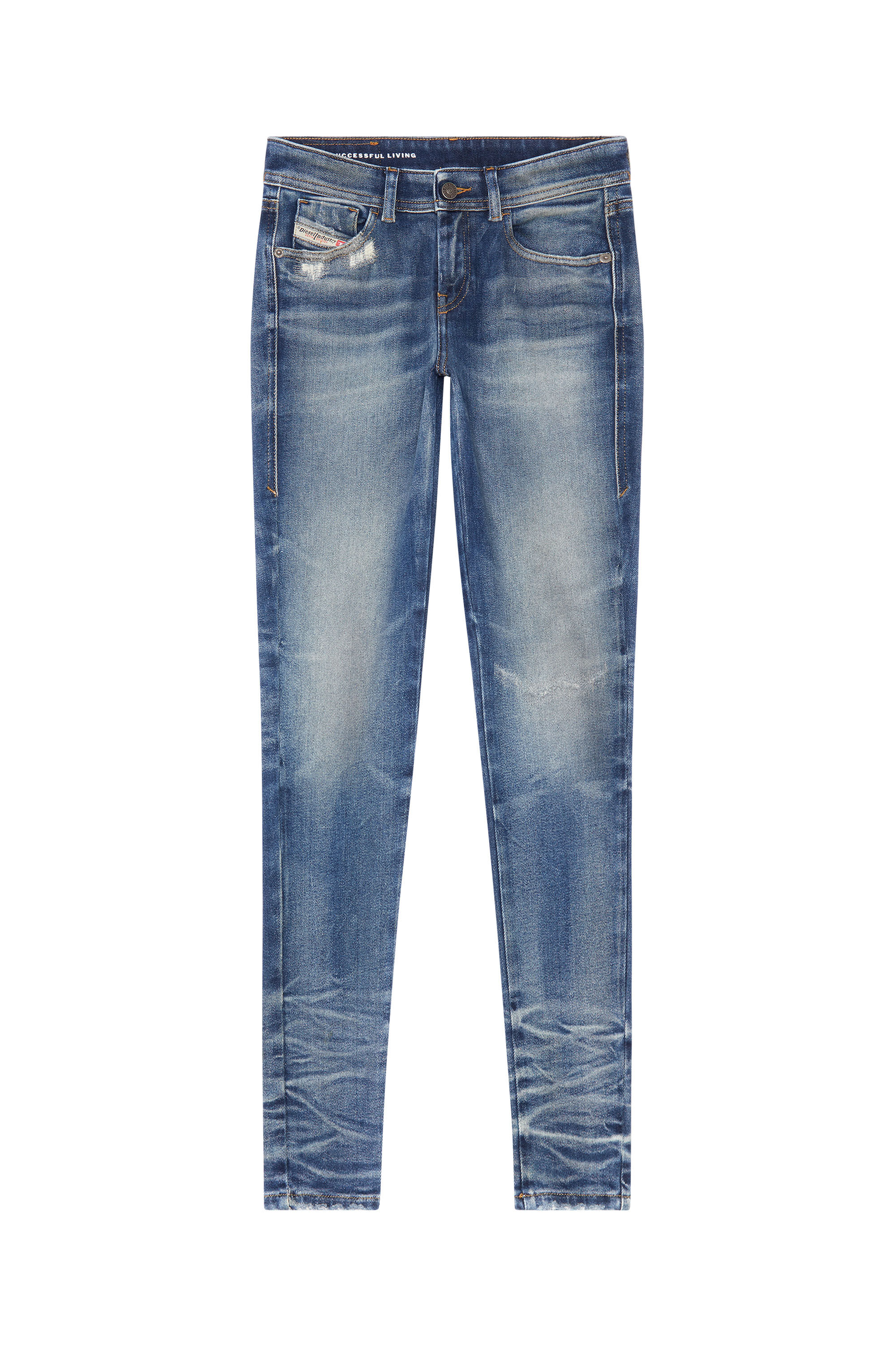 Diesel - Super skinny Jeans 2017 Slandy 09G14, Medium blue - Image 2