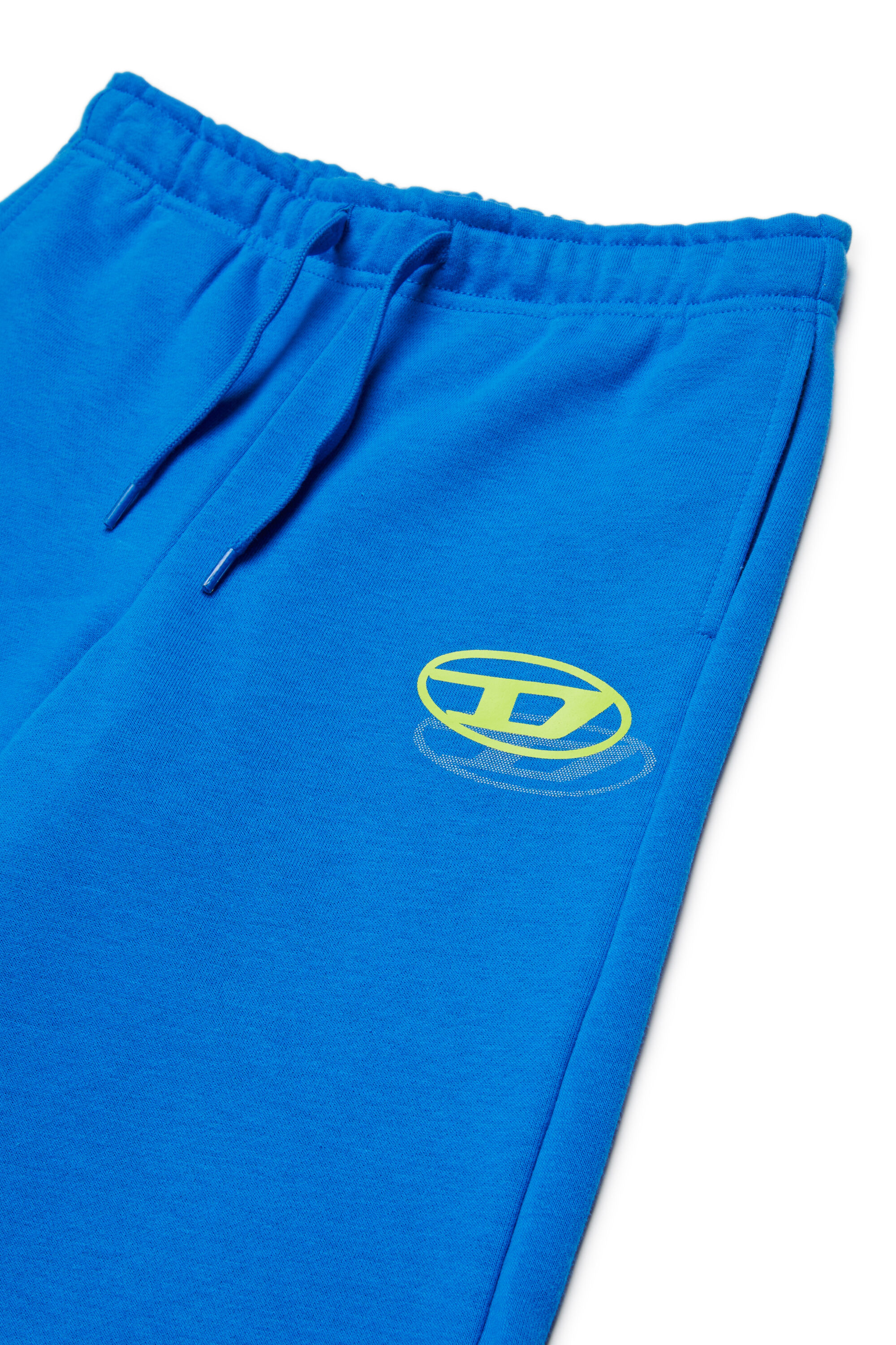 Diesel - PSVALE SHORT, Man's Cotton shorts with shadow logo in Blue - 3