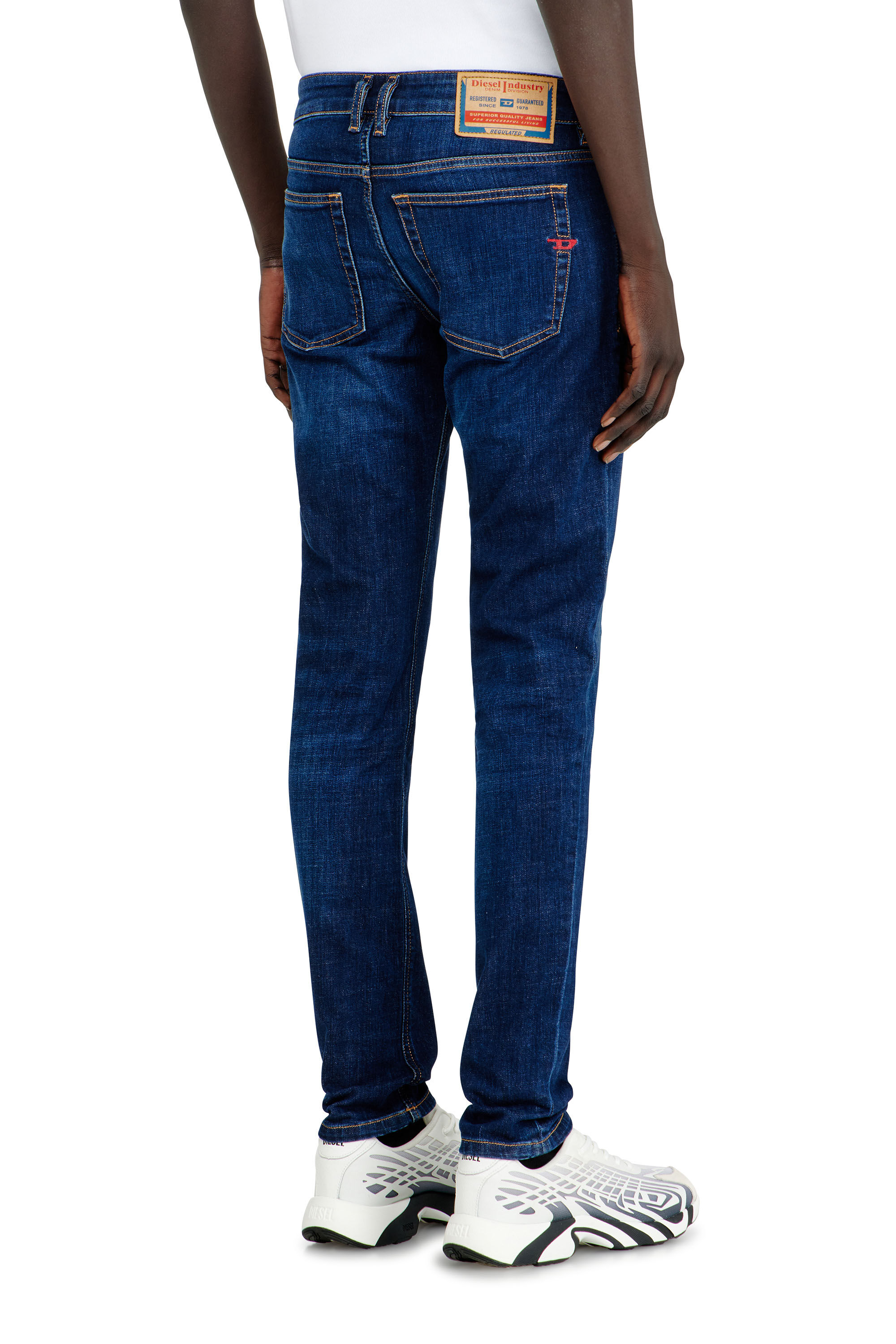 Diesel - Man's Skinny Jeans 1979 Sleenker 09J17, Dark Blue - 5