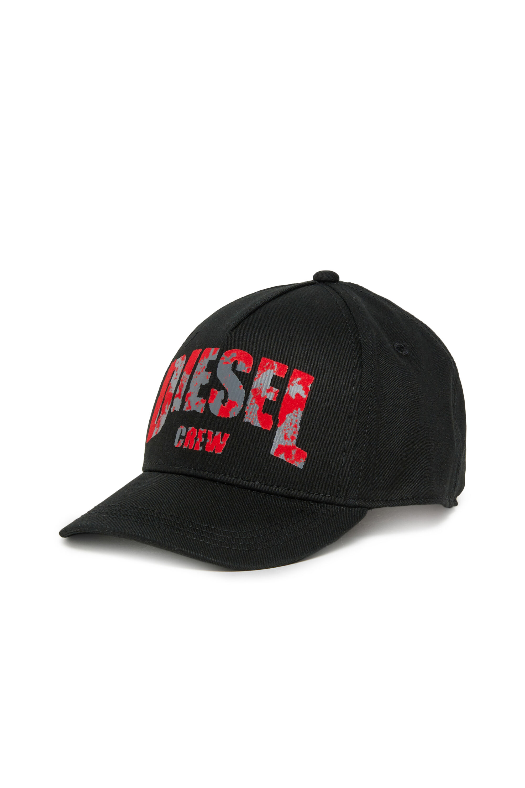 Diesel - FCHASE, Man's Baseball cap with graphic print in Black - 1