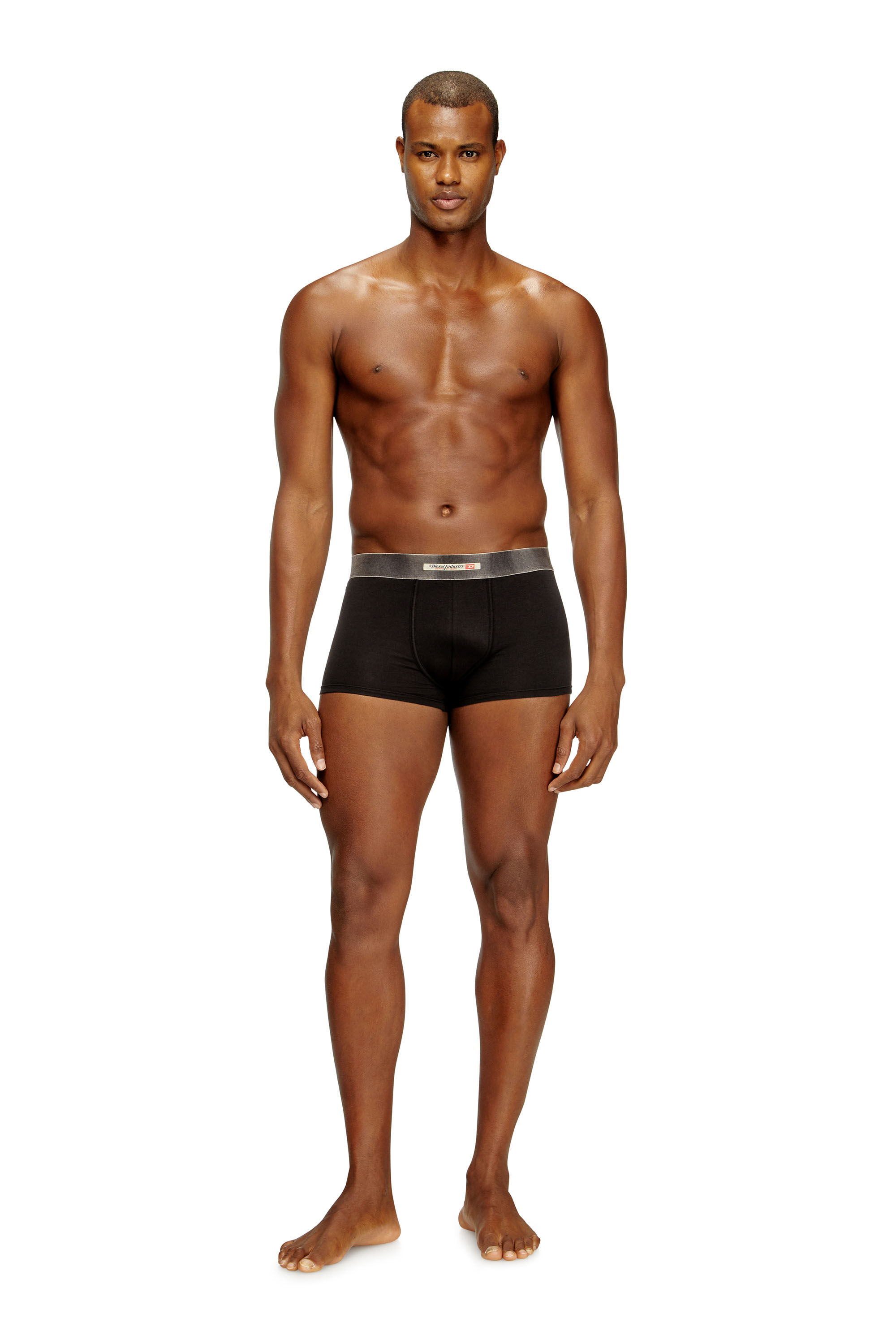 Diesel - DAMIEN-DNM-3PACK, Man's 3-pack of stretch cotton boxers with satin waistband in null - 1