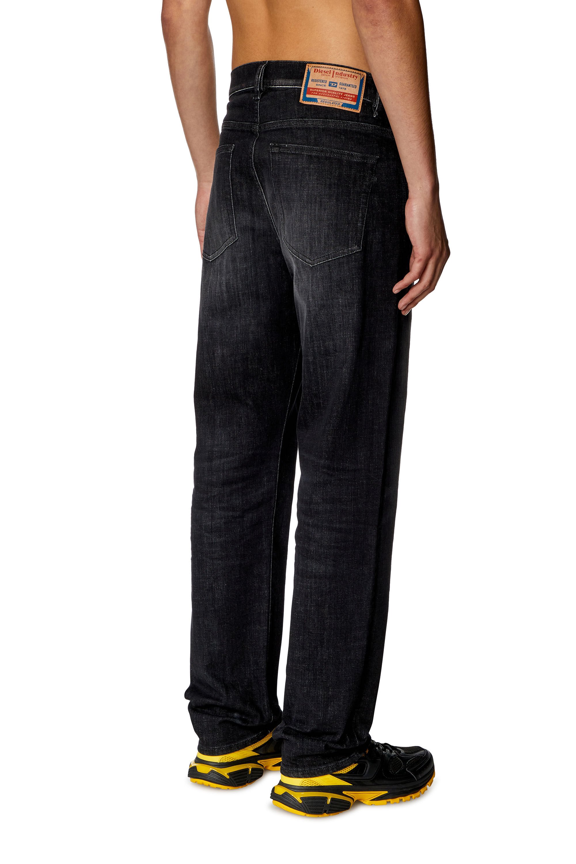 Diesel - Man Straight Jeans 2020 D-Viker 09H34, Black/Dark grey - Image 4