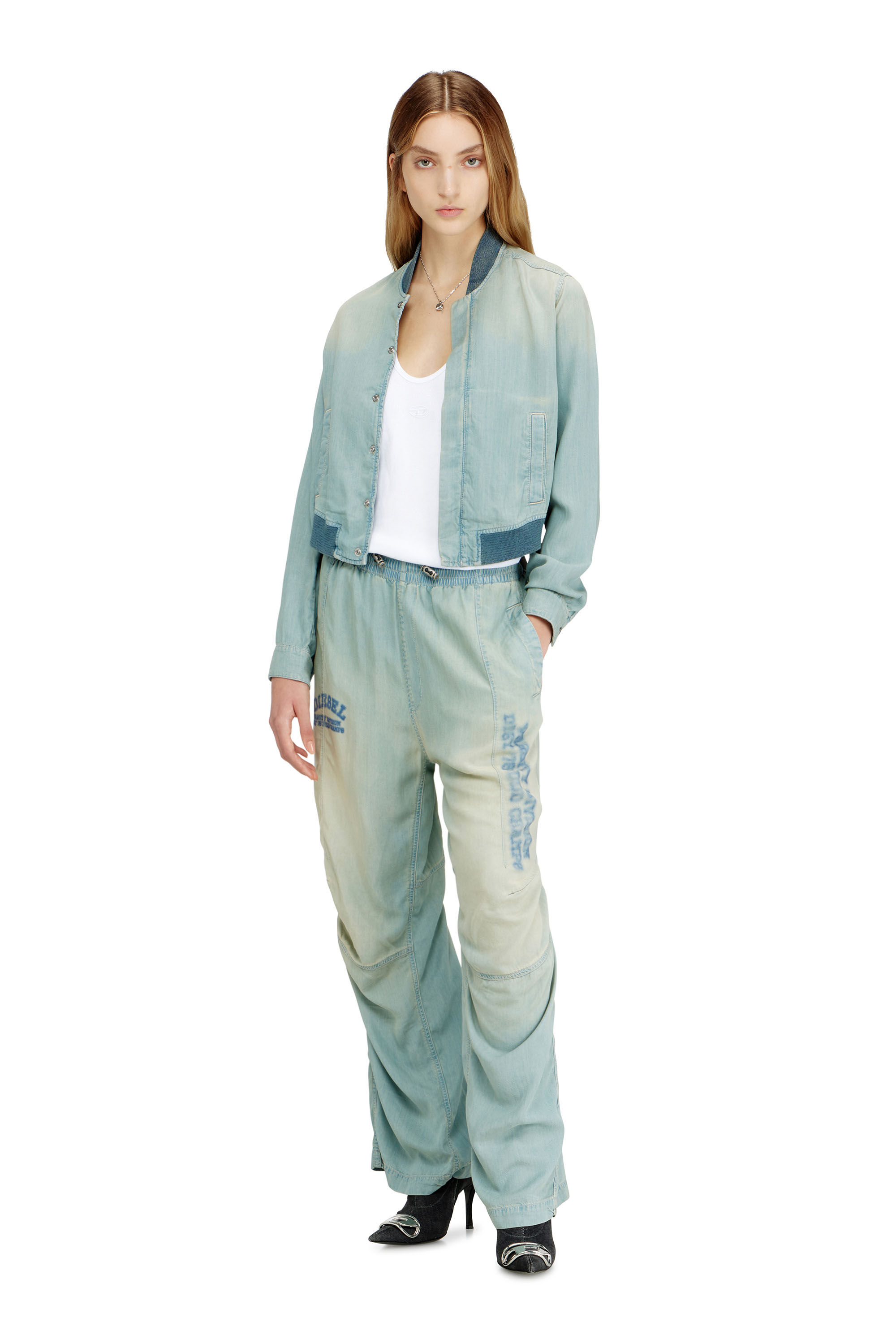 Diesel - Unisex's Relaxed Jeans D-Pari 0ADCF, Light Blue - 5