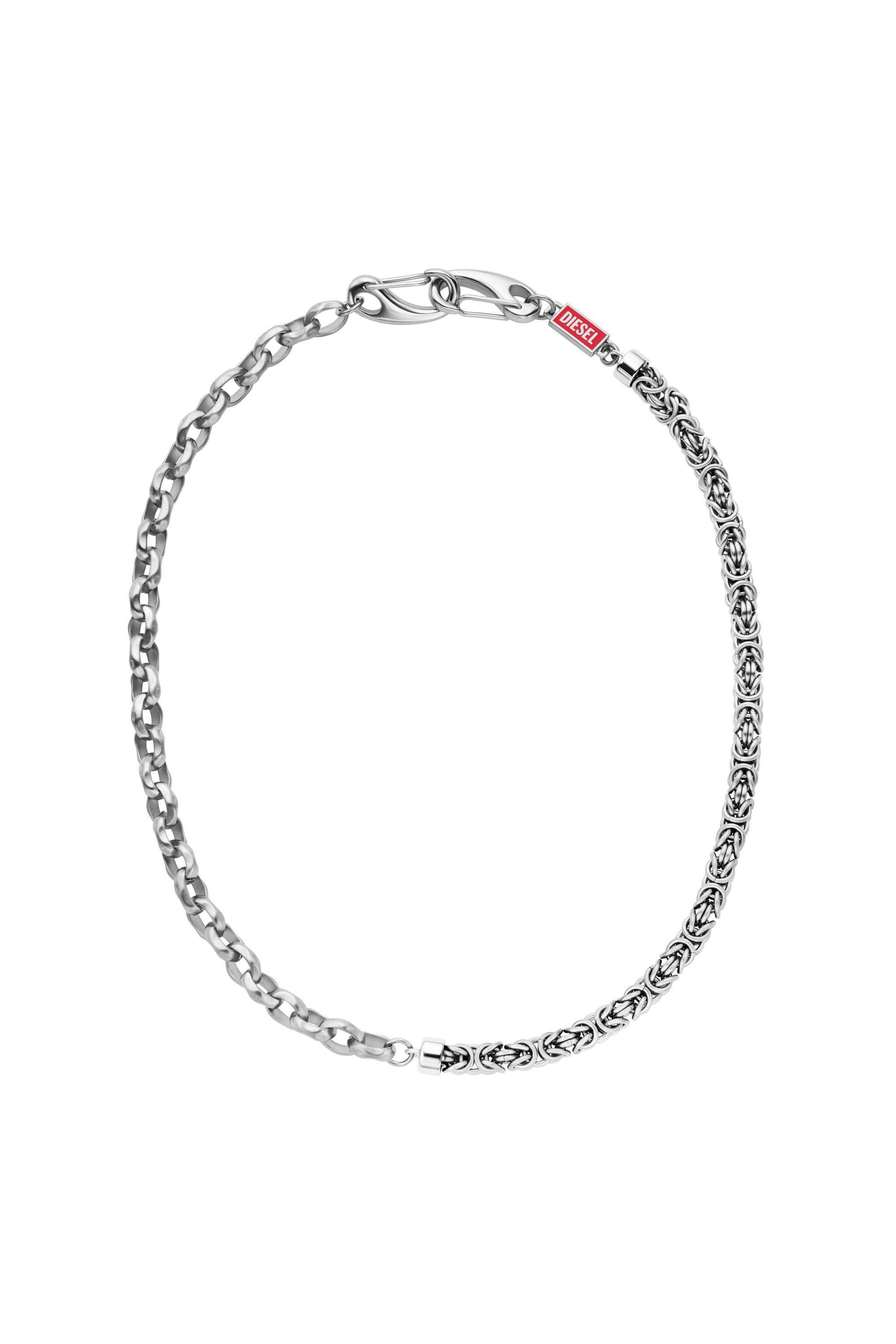 Diesel - DX1694040 JEWELLERY, Unisex's Stainless steel multi-wear chain in Silver - 1