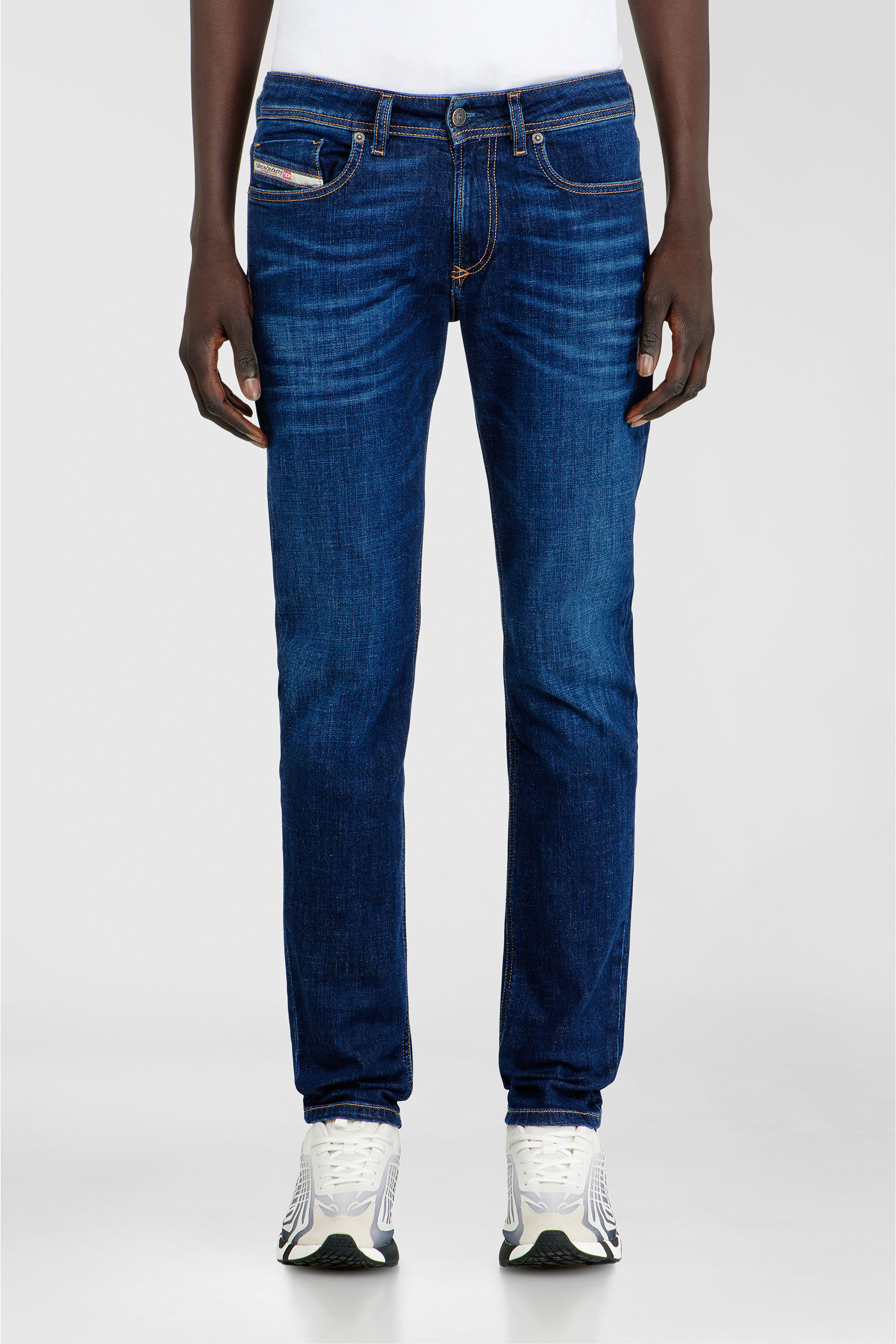 Diesel - Man's Skinny Jeans 1979 Sleenker 09J17, Dark Blue - 4