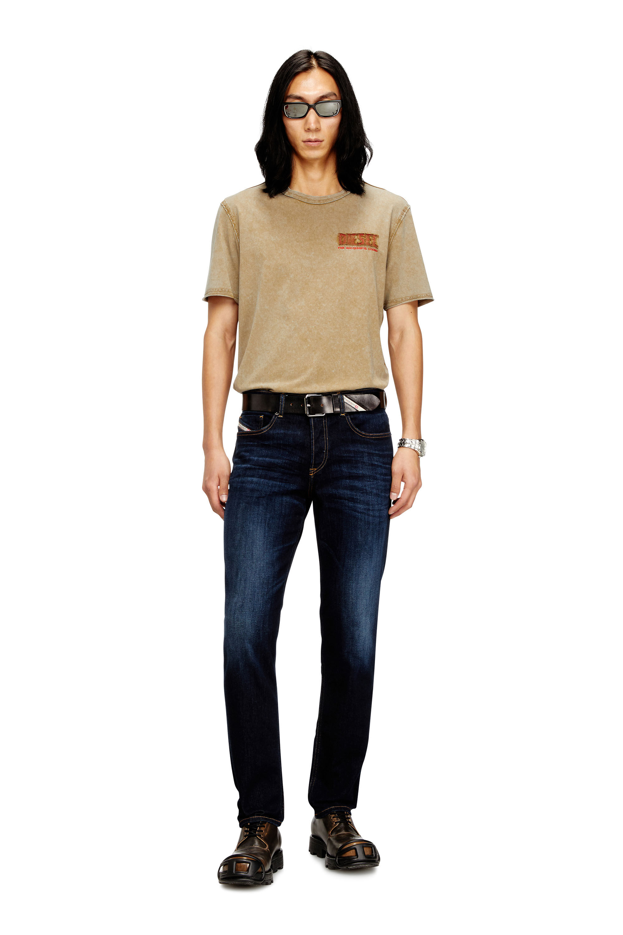 Diesel - Man's Regular Jeans 2023 D-Finitive 009ZS, Dark Blue - 1