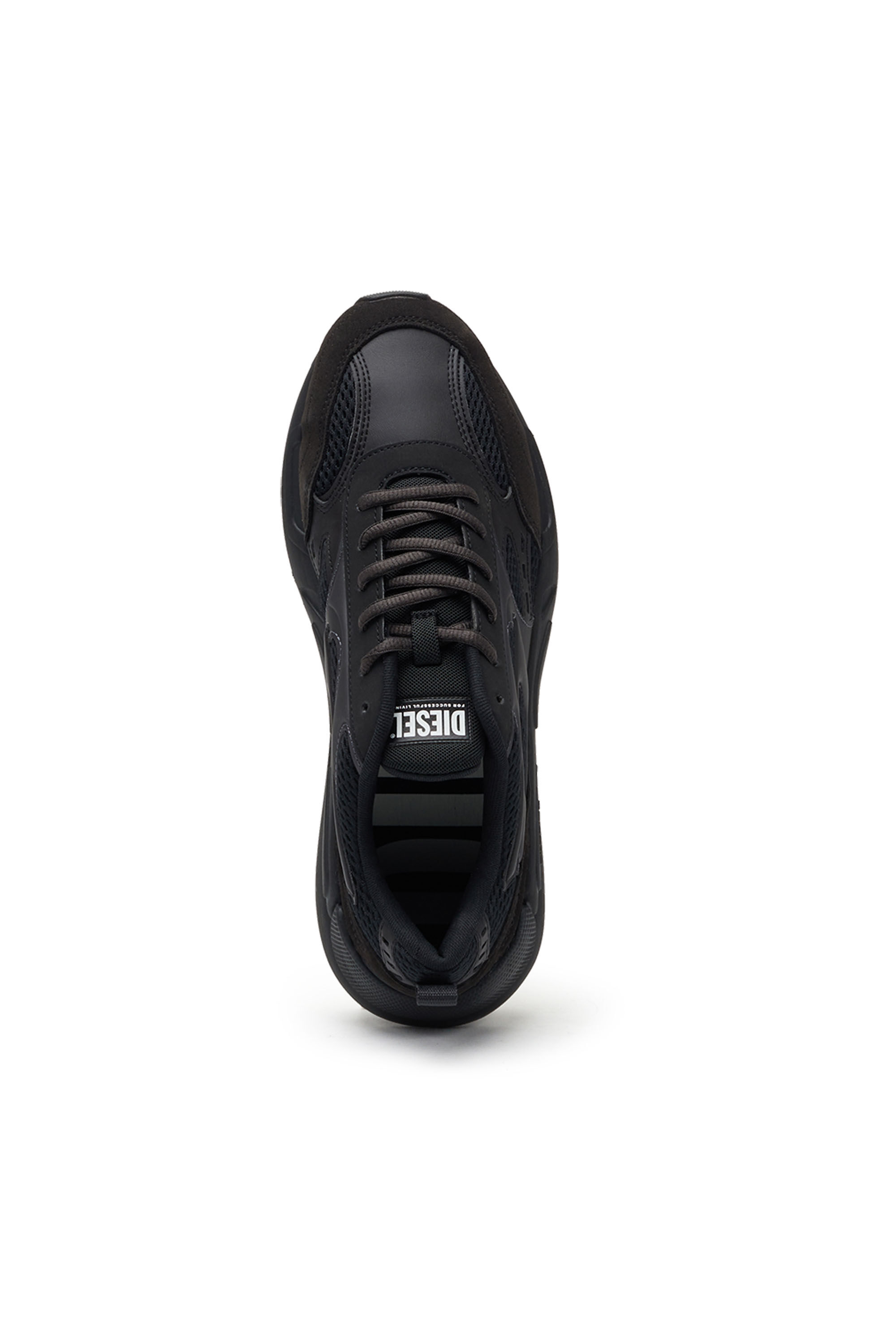 Diesel - S-SERENDIPITY SPORT, Man S-Serendipity-Sneakers in mesh and suede in Black - Image 5