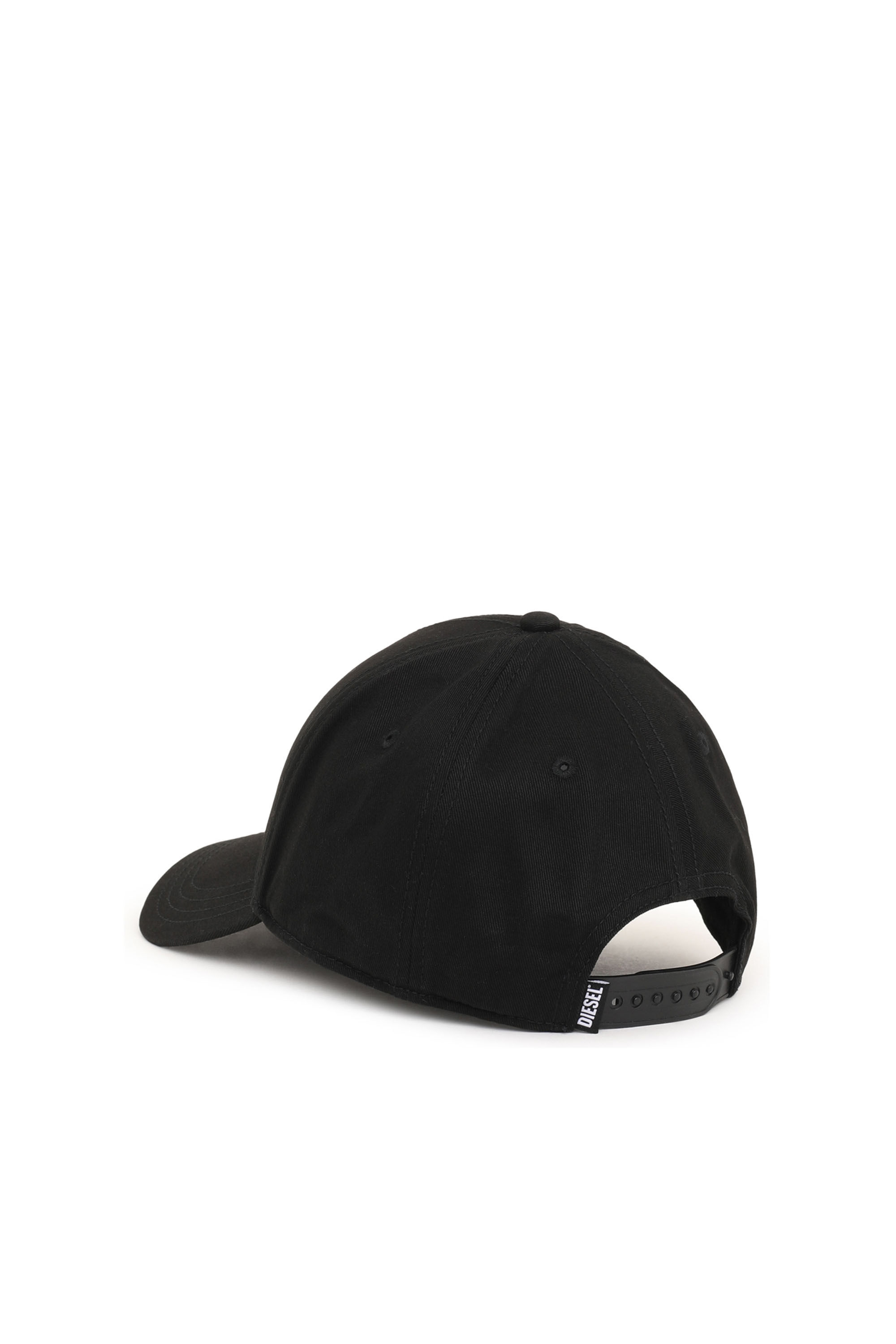 Diesel - CORRY-JACQ, Man Baseball cap with logo patch in Black - Image 2