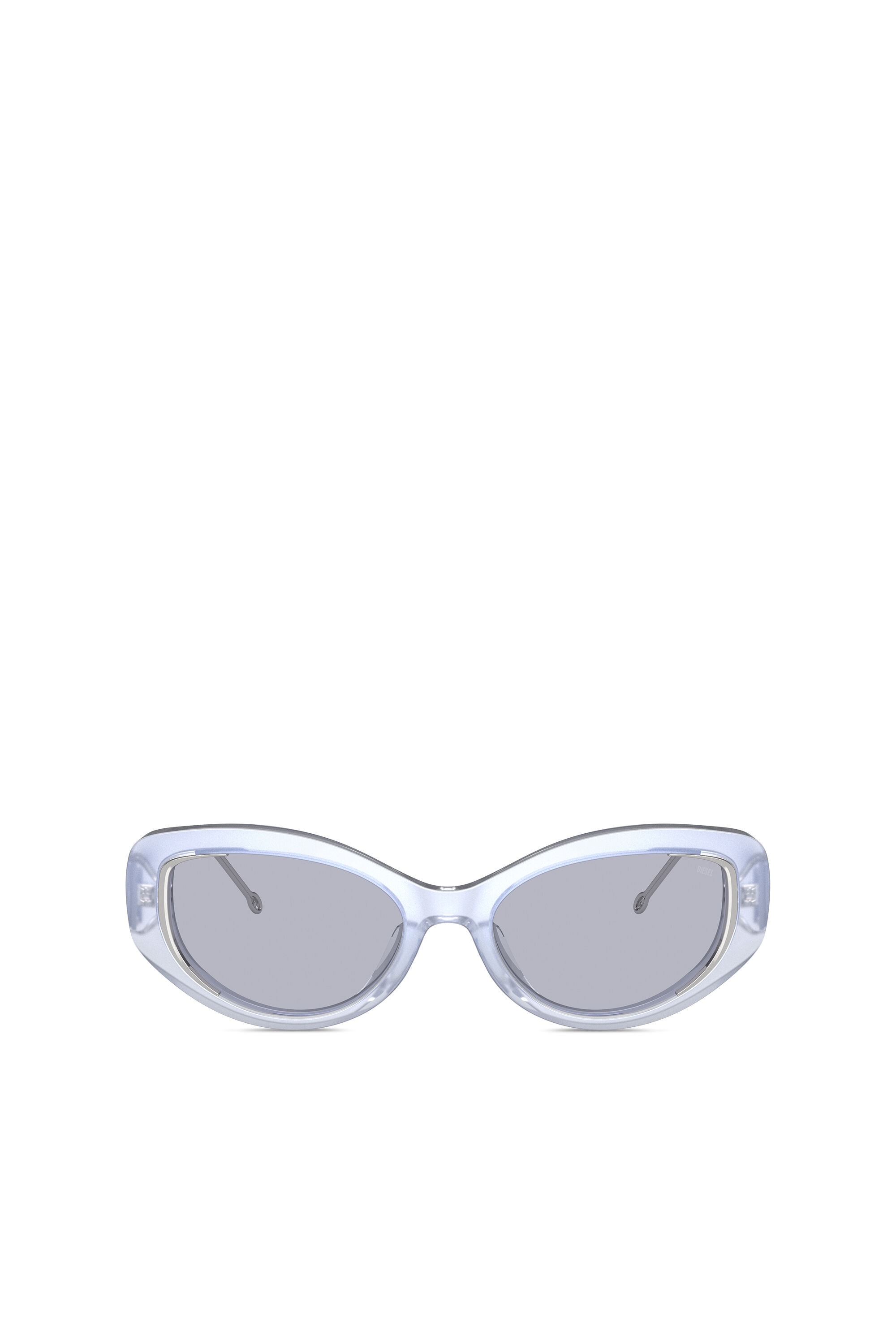 Diesel - 0DL2001, Unisex Cat-eye style sunglasses in Grey - Image 1