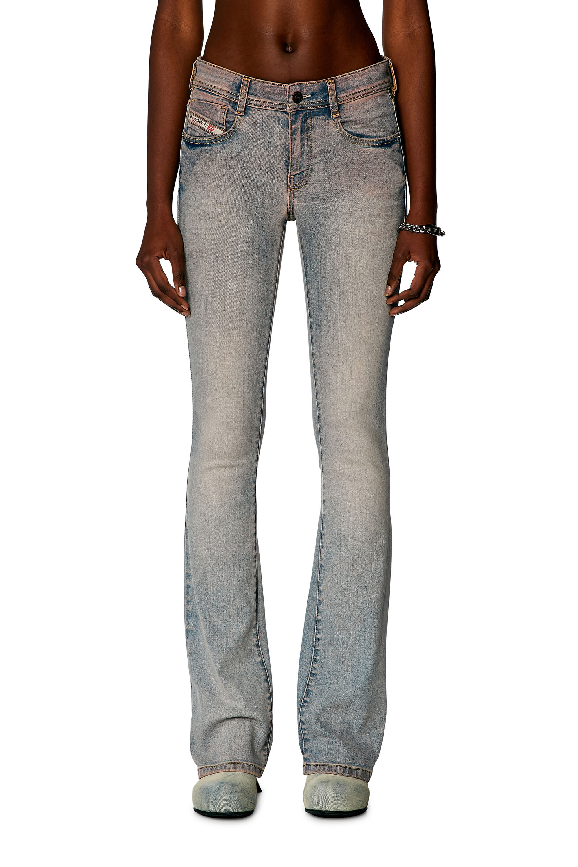 Diesel - Woman Bootcut and Flare Jeans 1969 D-Ebbey 0PFAT, Light Blue - Image 3