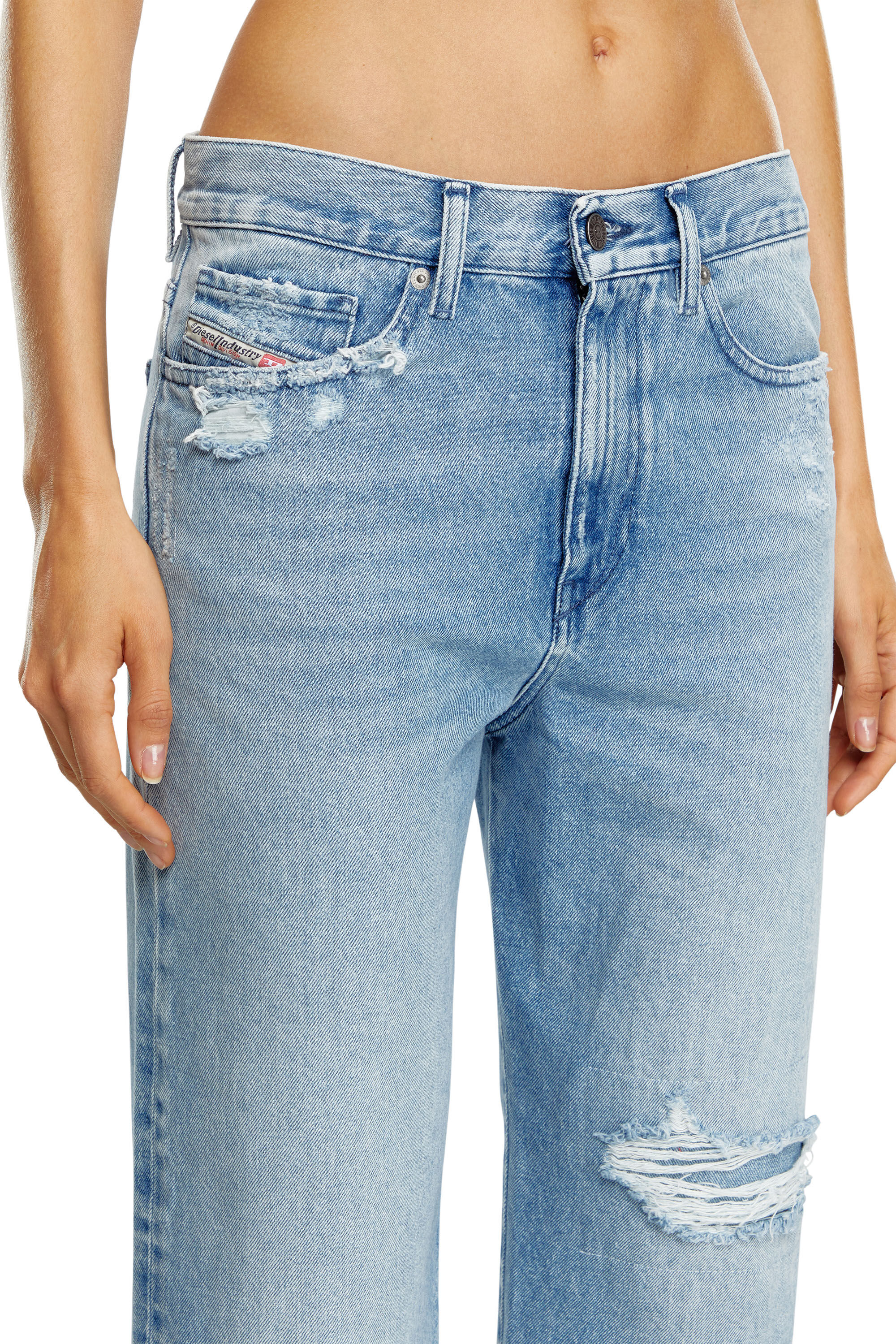 Diesel - Woman Boyfriend Jeans 2016 D-Air 09J80, Light Blue - Image 5