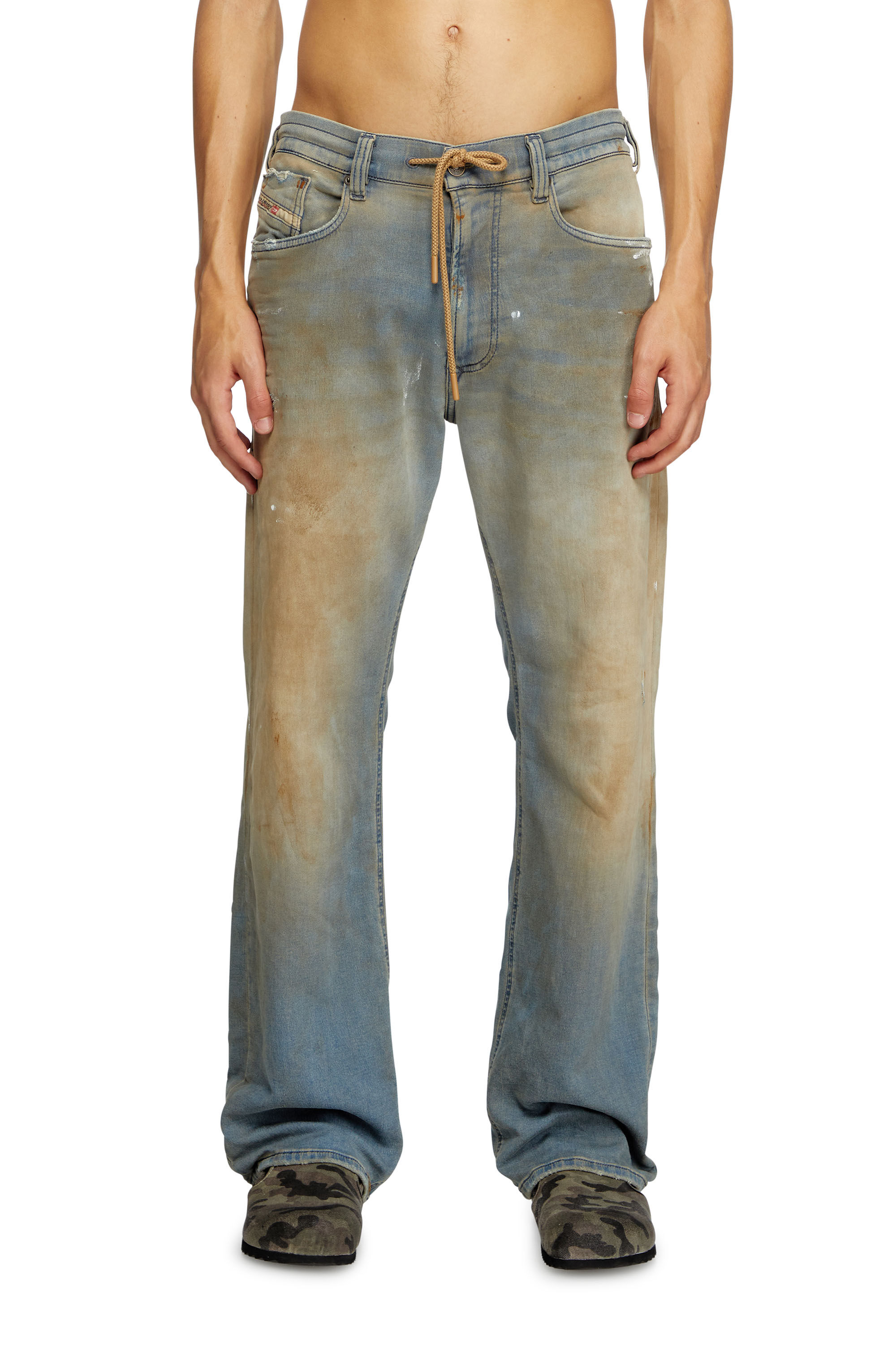 Diesel - Man's Relaxed 2080 D-Reel Joggjeans® 068QL, Light Blue - 3