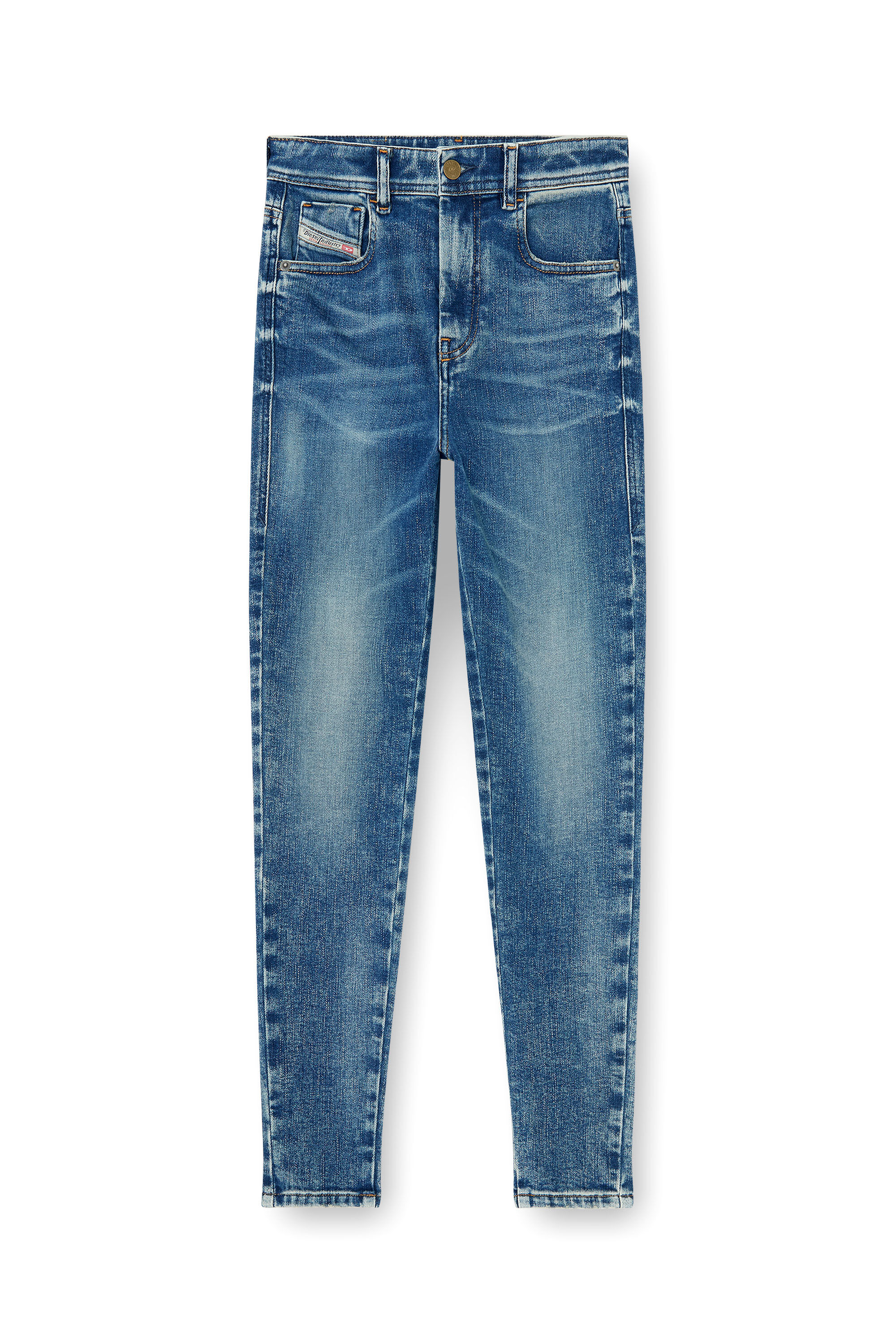 Diesel - Woman's Skinny Jeans 1984 Slandy-High 09P72, Medium blue - 6