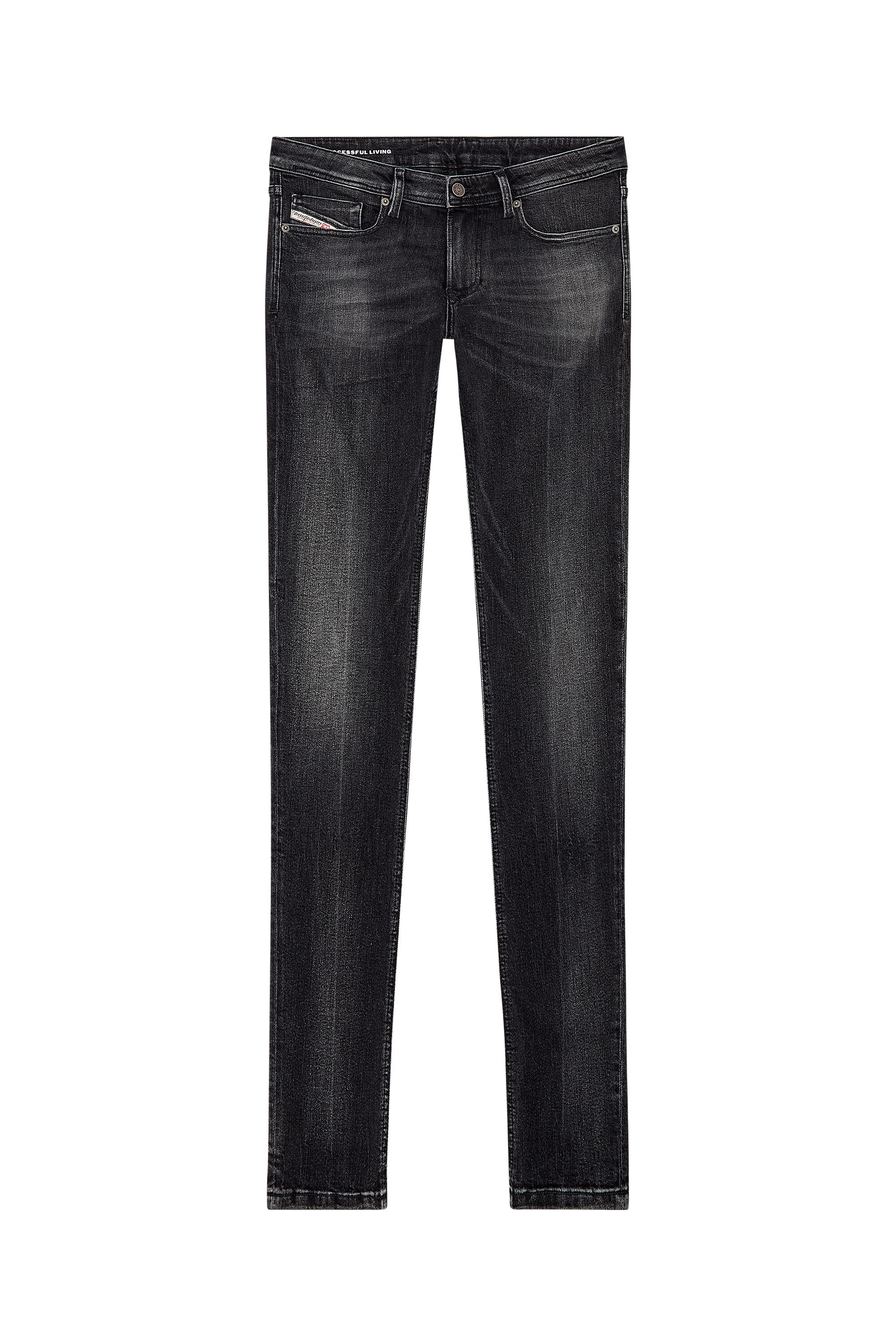 Diesel - Man Skinny Jeans 1979 Sleenker 0PFAX, Black/Dark grey - Image 2