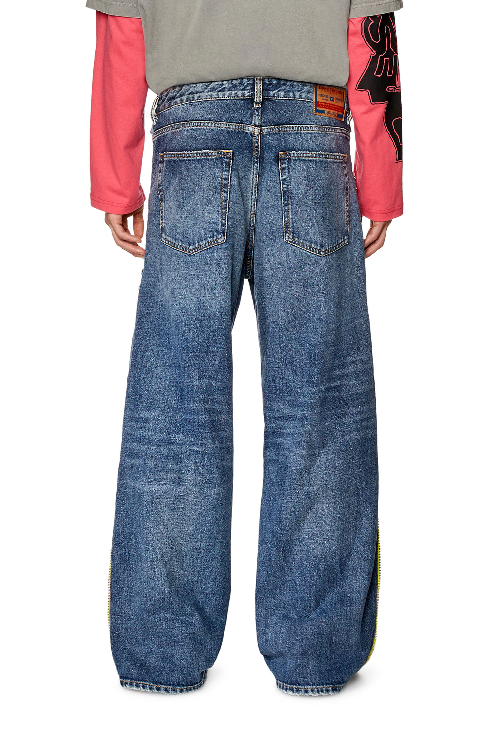 Diesel - Straight Jeans D-Rise 007R9, Medium blue - Image 4