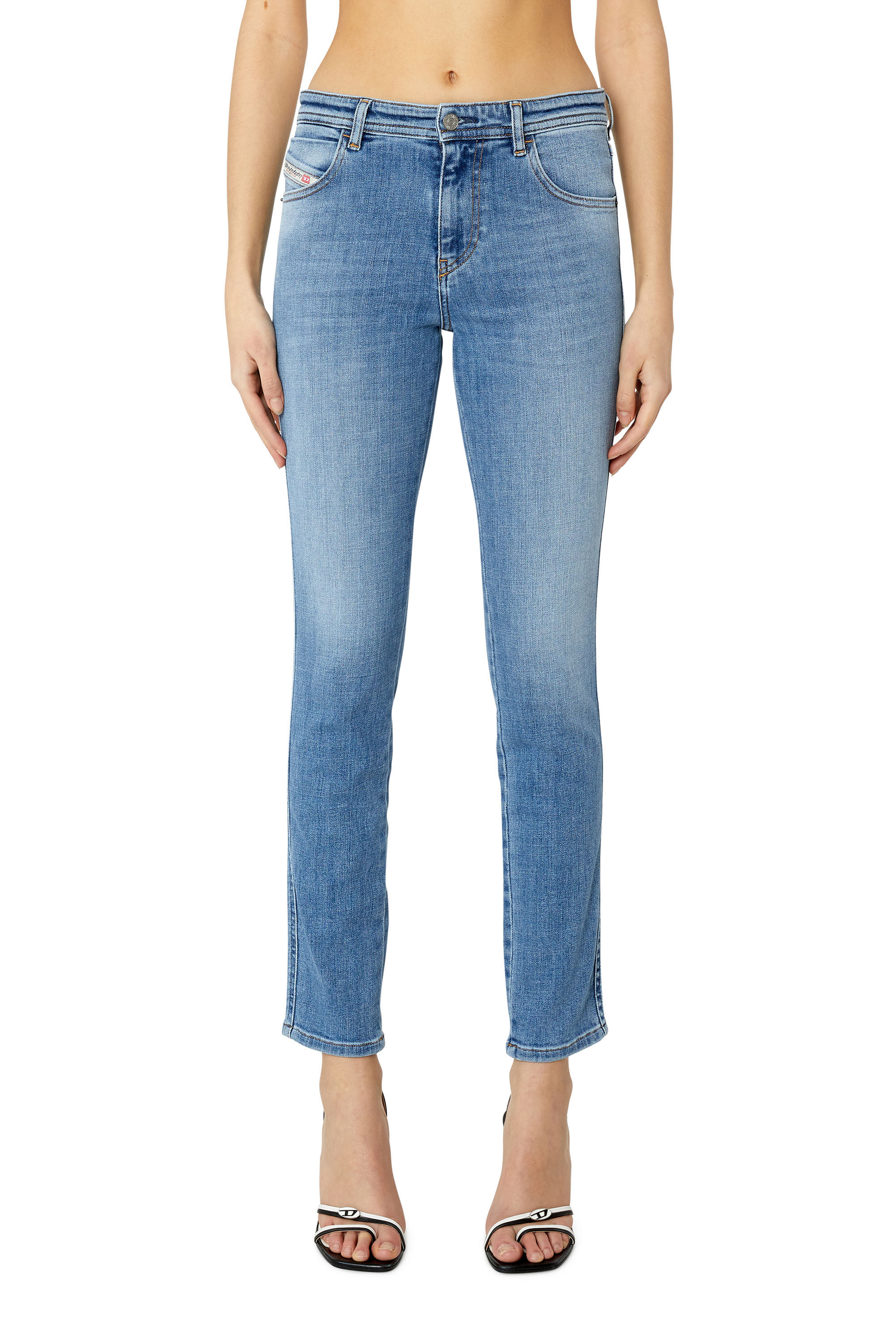 Diesel - Skinny Jeans 2015 Babhila 09C01, Medium blue - Image 3