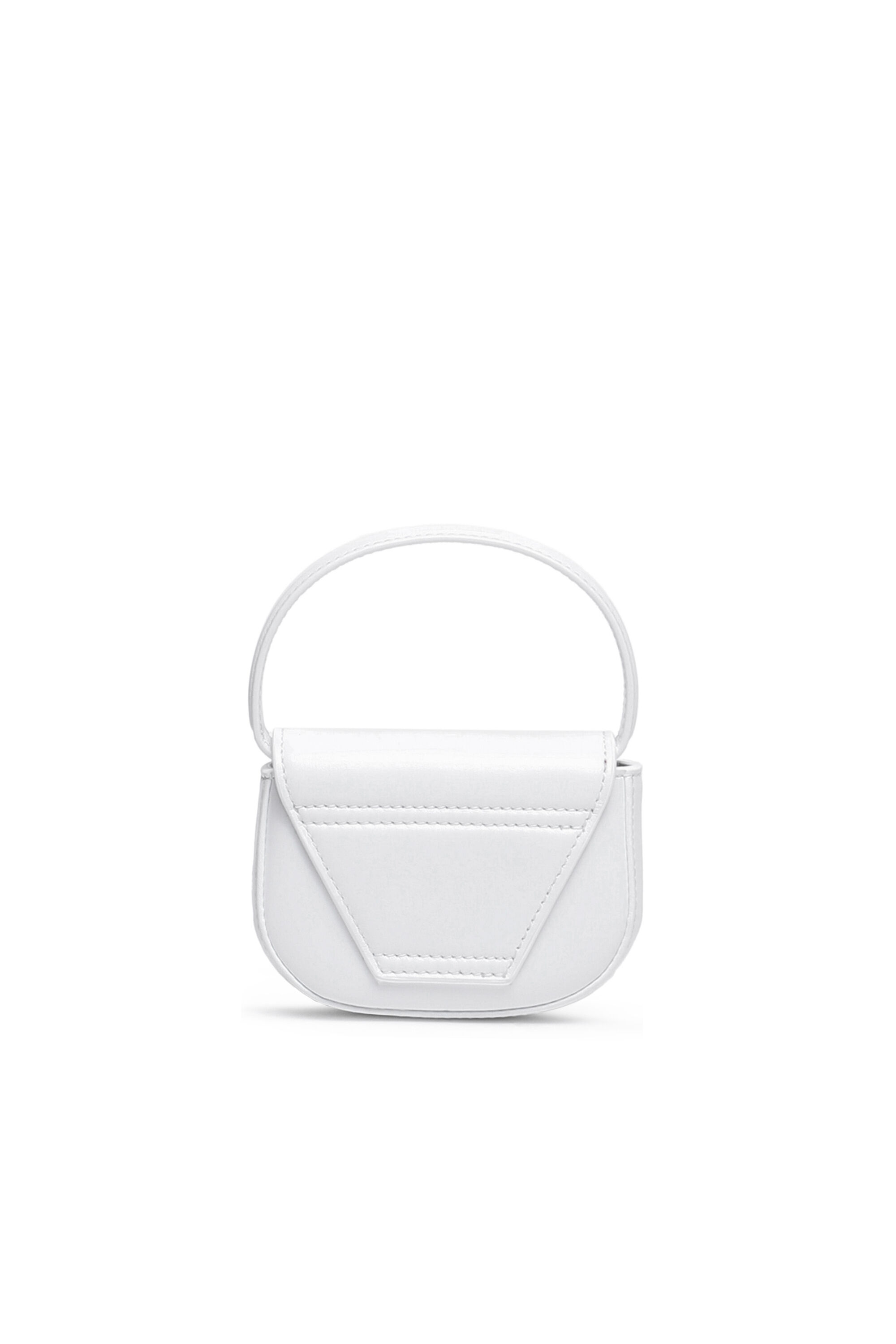 Diesel - 1DR XS, Woman 1DR XS-Iconic mini bag with D logo plaque in White - Image 3