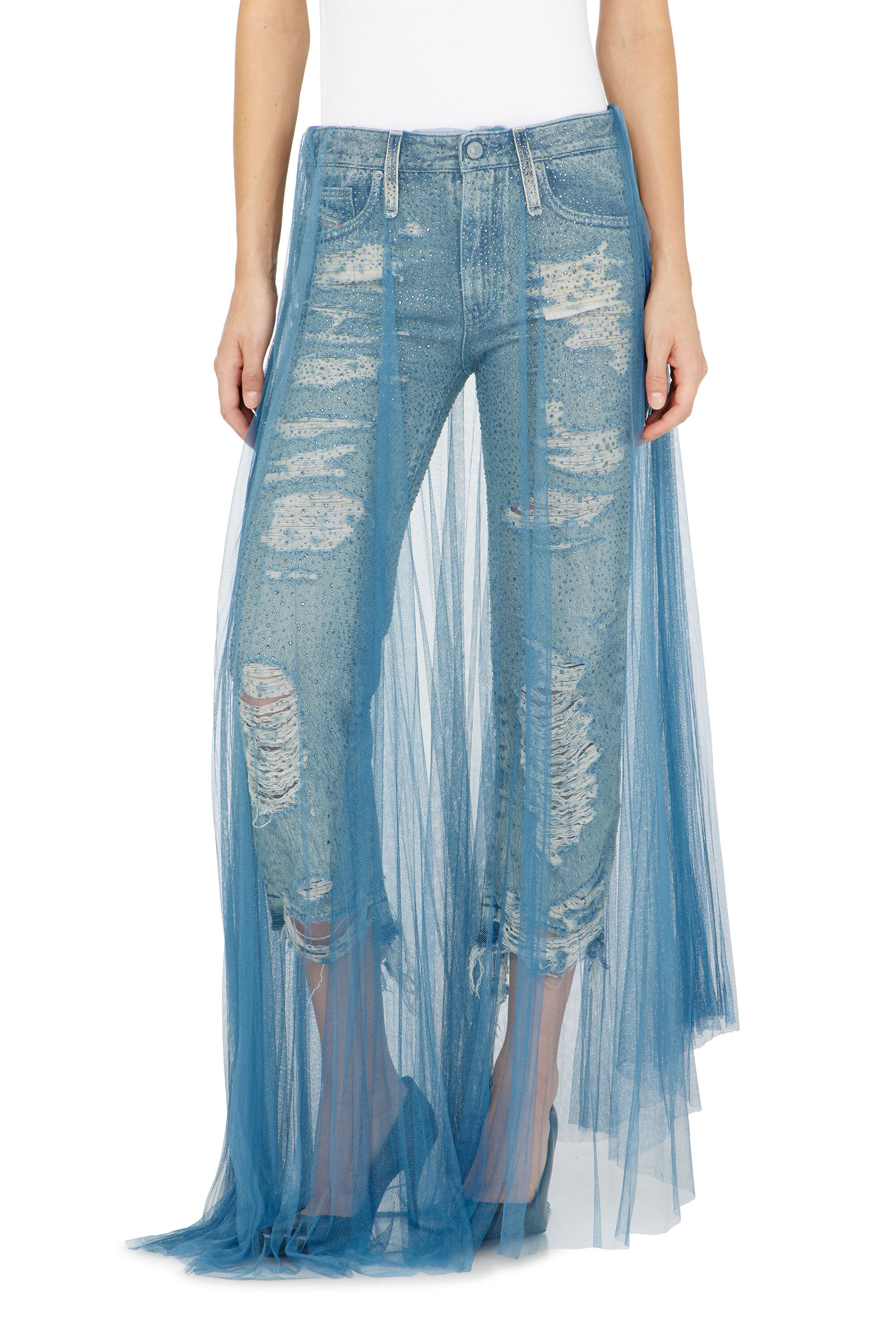 Diesel - Woman's Regular Jeans D-Aisi 0DBER, Medium blue - 4