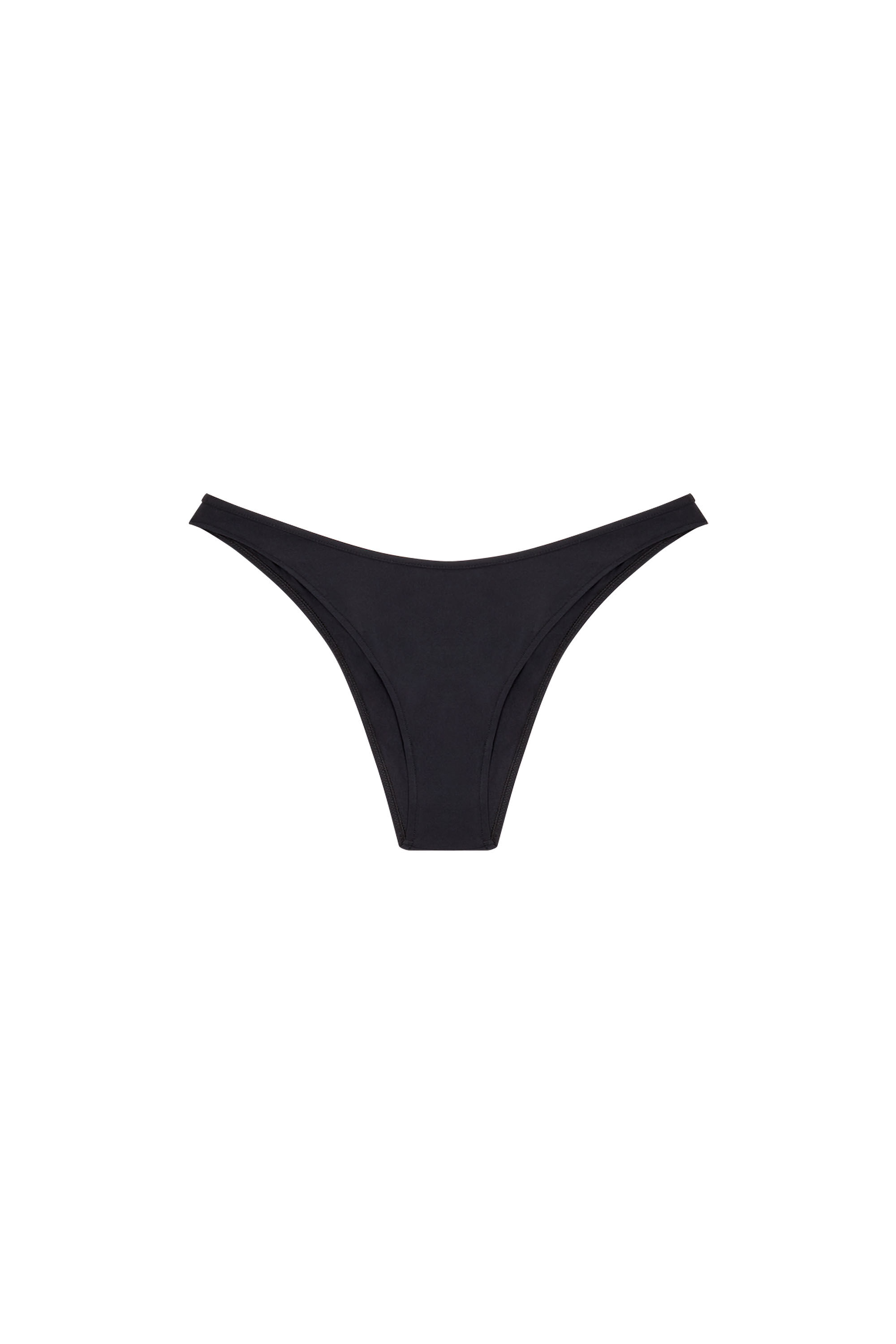 Diesel - UFPN-PUNCHY, Woman V-front briefs with Oval D plaque in Black - Image 2