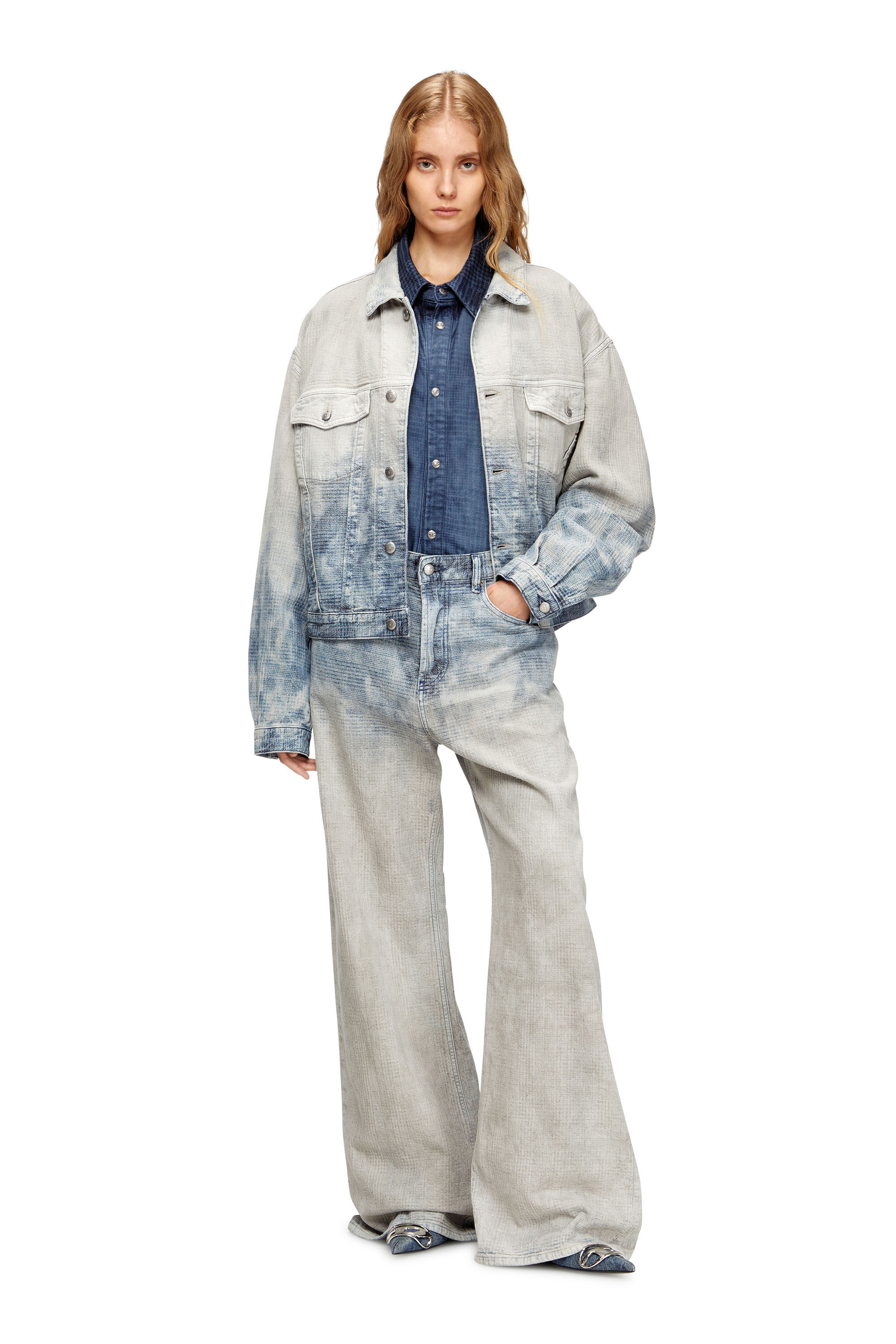 Diesel - Woman's Relaxed Jeans 1996 D-Sire 09N93, Medium blue - 1