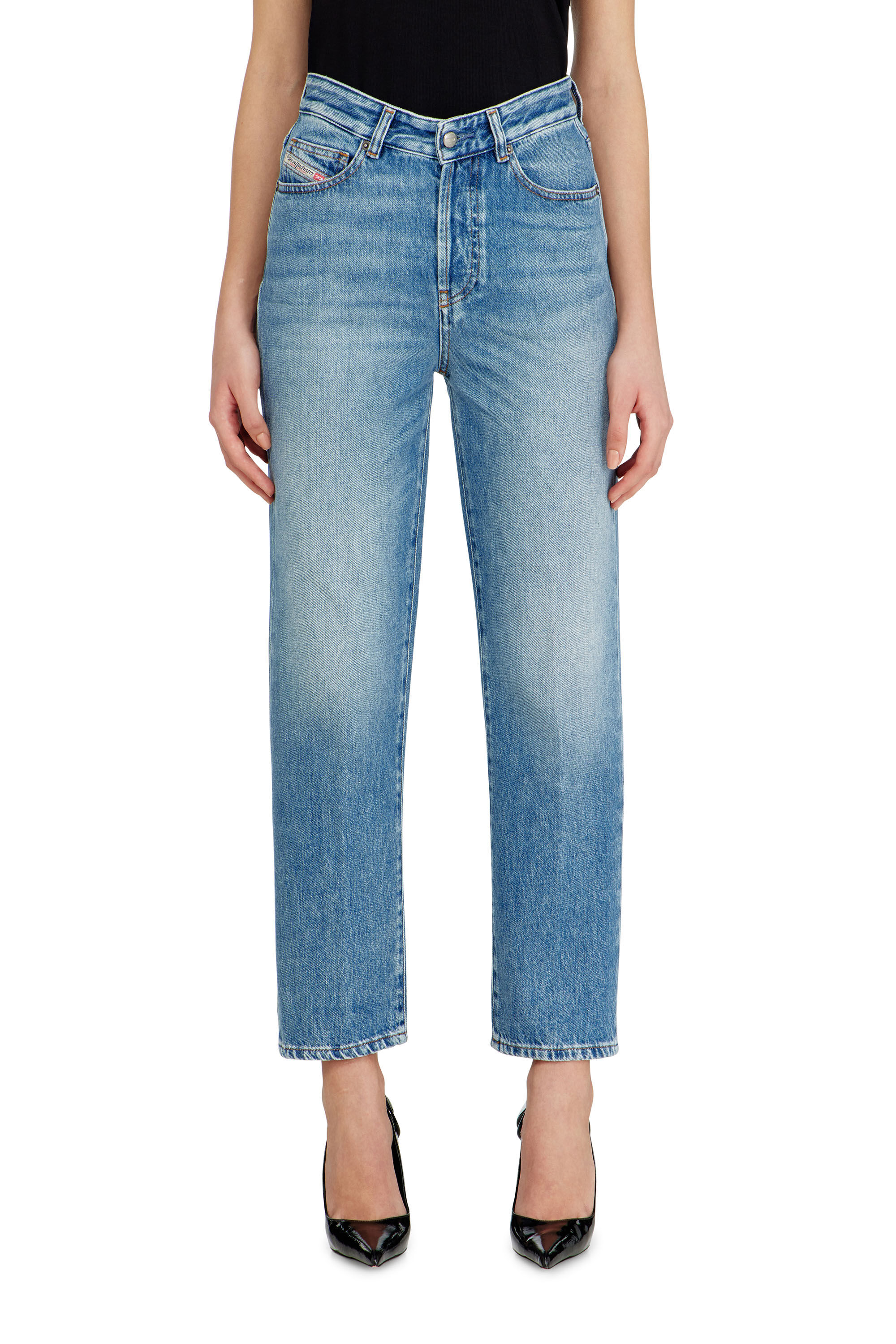 Diesel - Woman's Regular Jeans 1981 D-Went 09Q07, Light Blue - 4