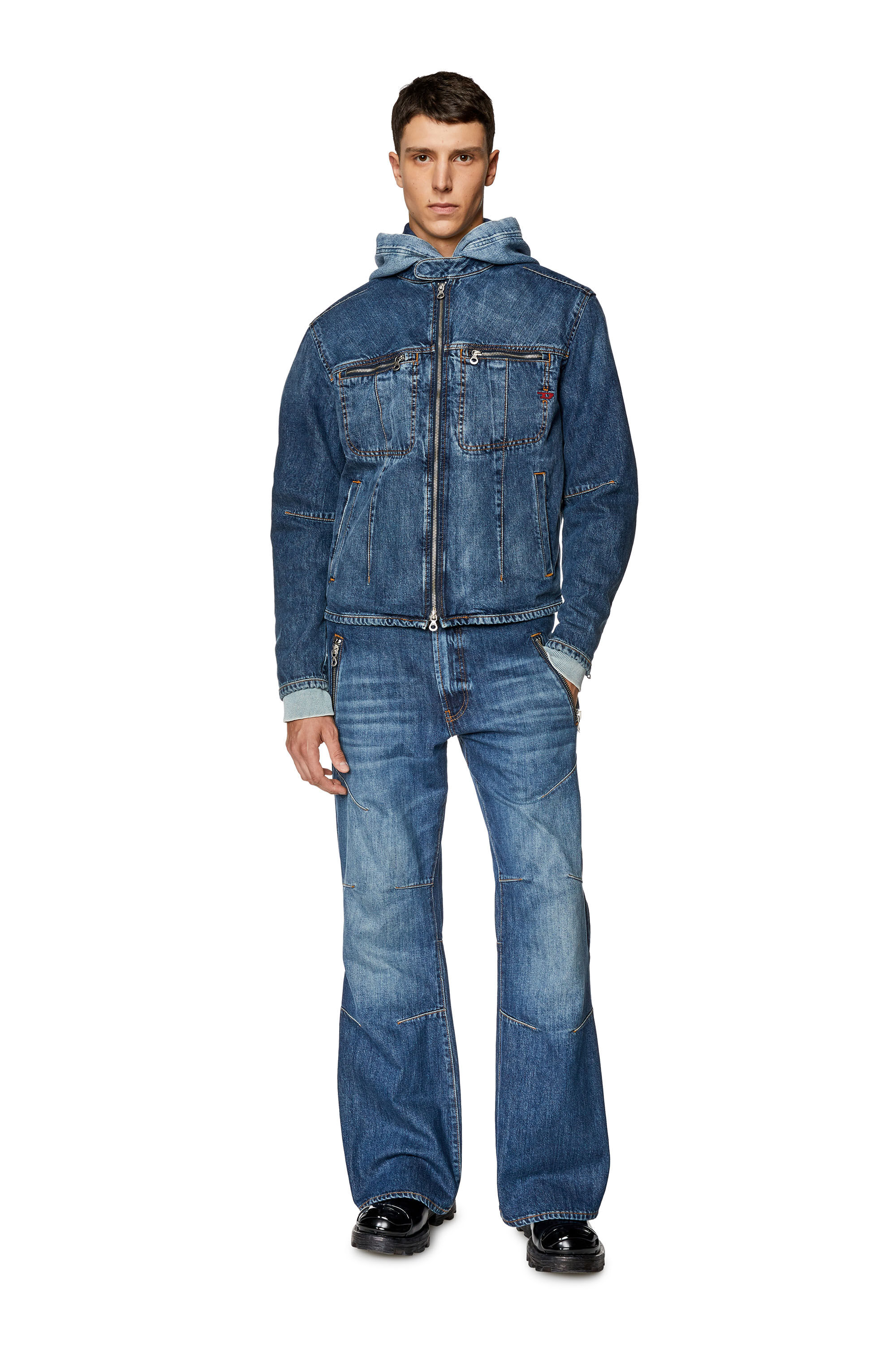 Diesel - Straight Jeans D-Ismis 0HJAW, Dark Blue - Image 1