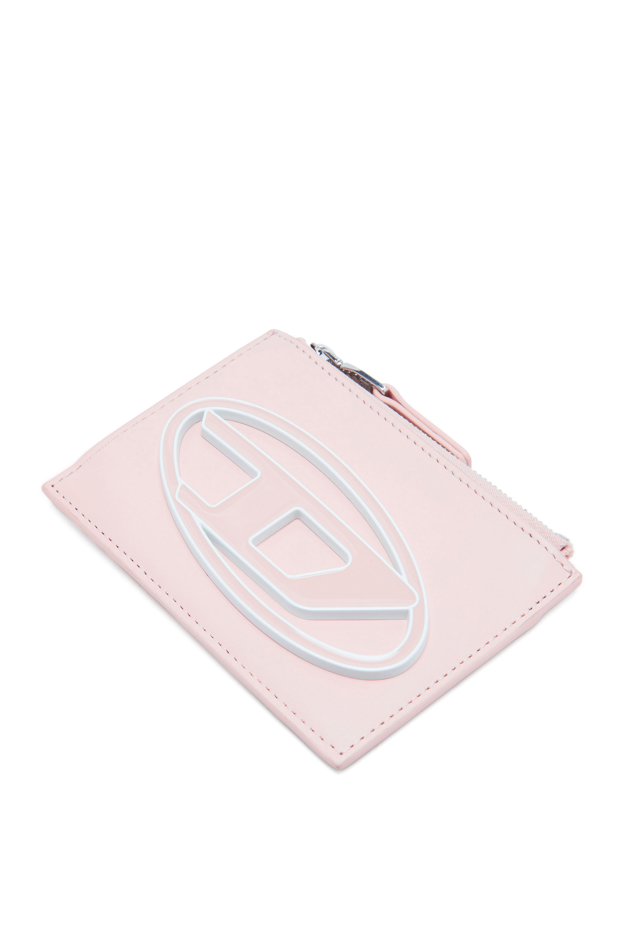 Diesel - 1DR CARD HOLDER I, Woman Card holder in pastel leather in Pink - Image 4