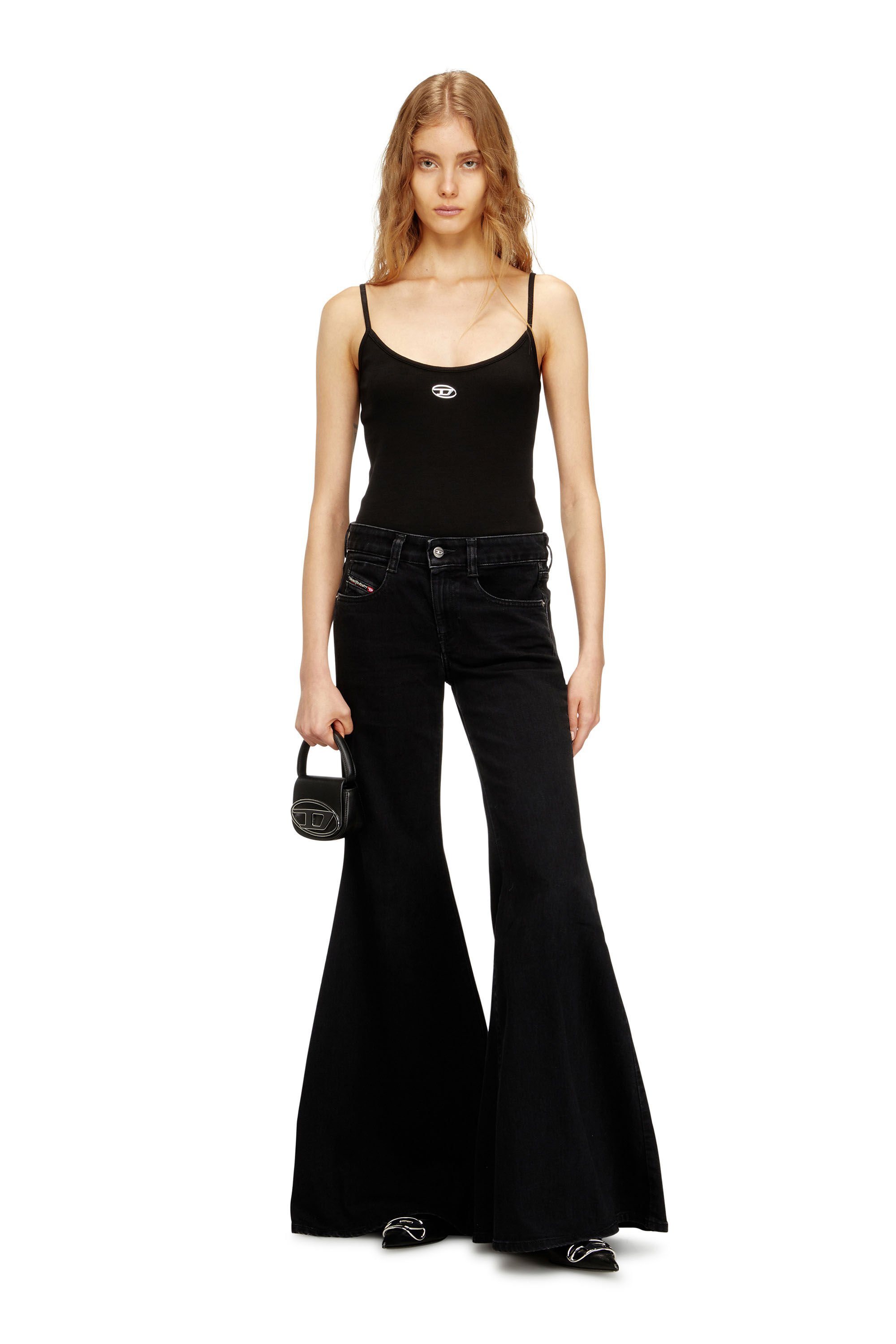 Diesel - 1DR XS, Woman's 1DR XS-Iconic mini bag with D logo plaque in Black - 7