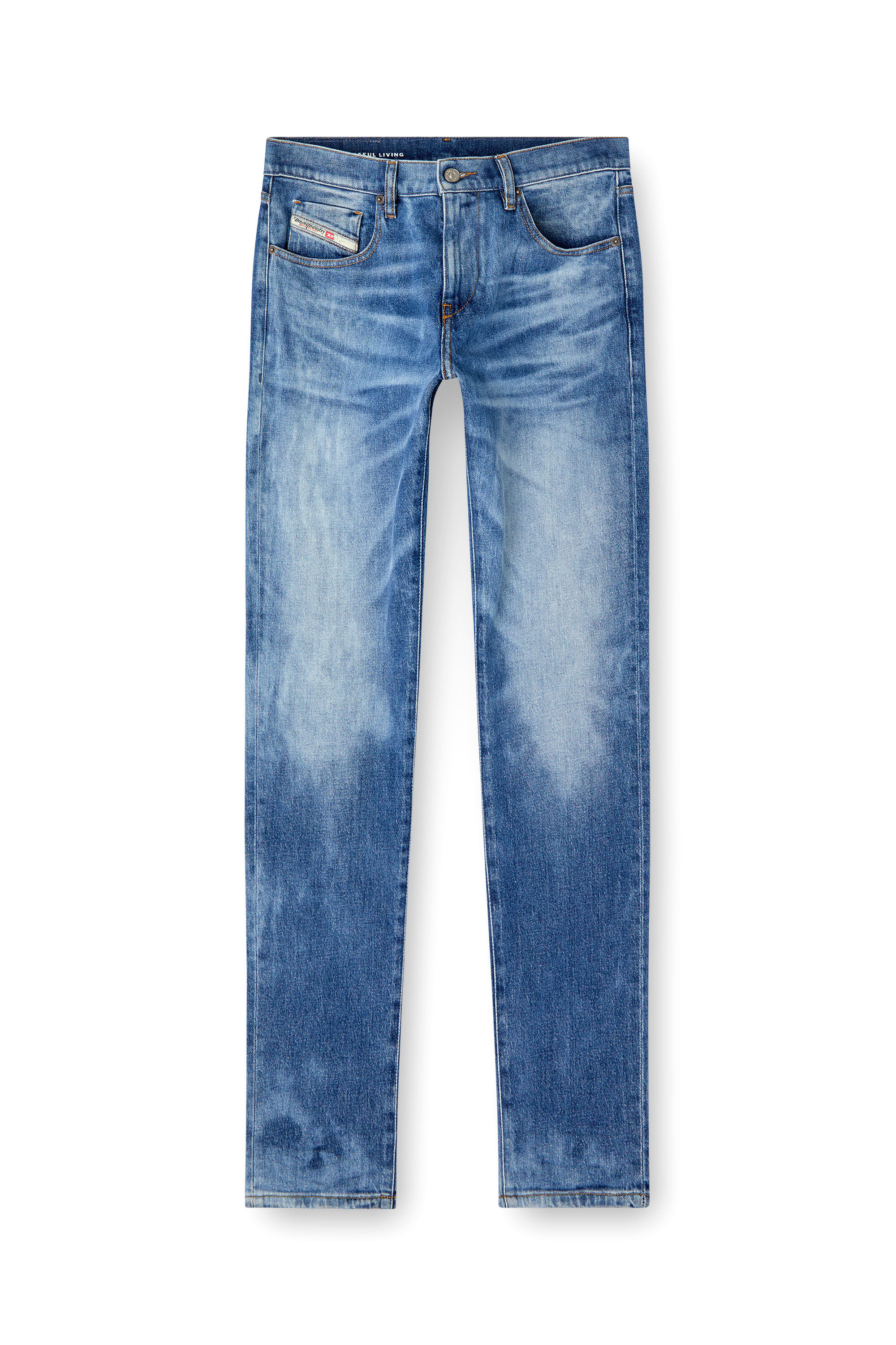 Diesel - Man's Slim Jeans 2019 D-Strukt 09L19, Medium blue - 2