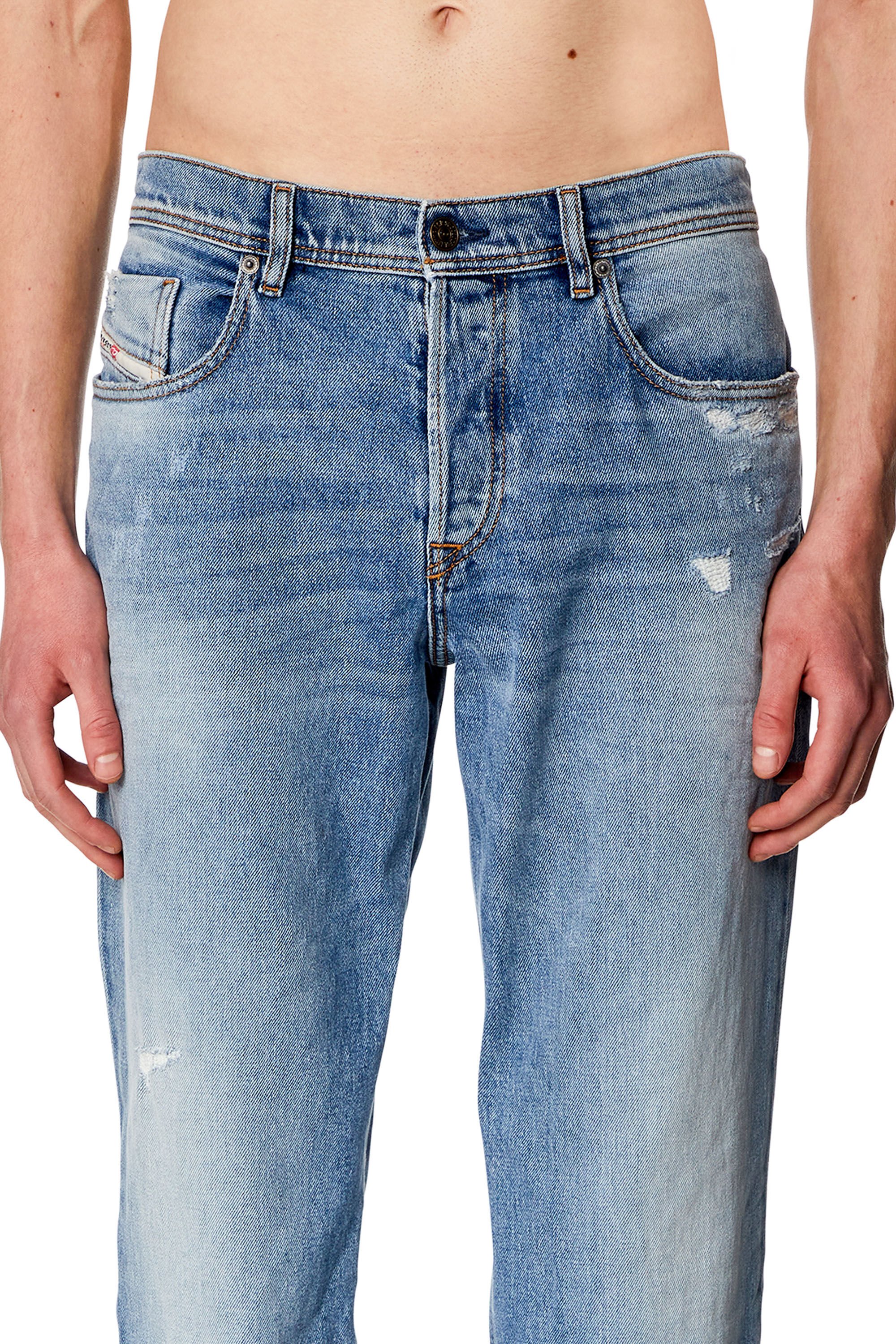 Diesel - Man Tapered Jeans 2023 D-Finitive 09H46, Light Blue - Image 5