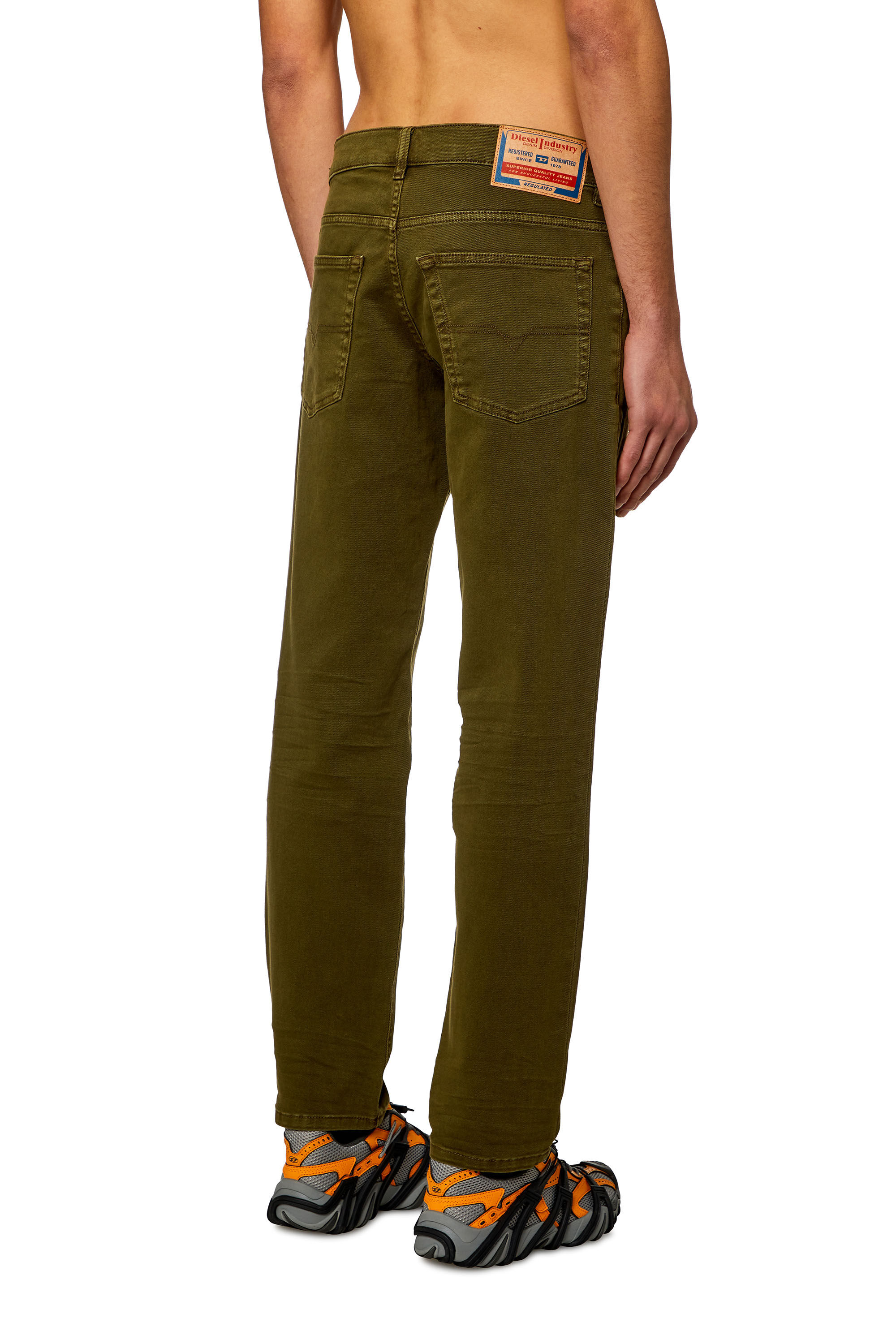 Diesel - Man's Regular Jeans 2023 D-Finitive 0QWTY, Military Green - 4