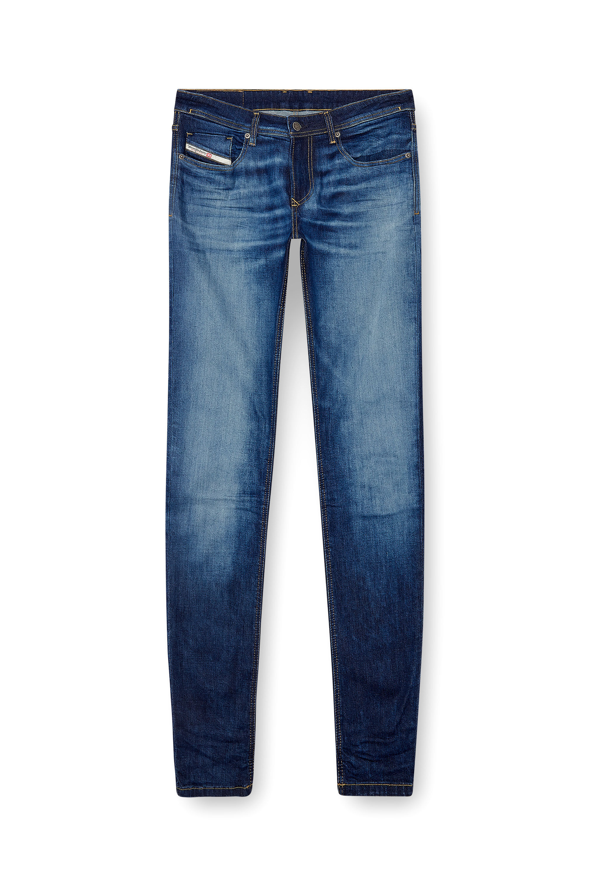 Diesel - Man Skinny Jeans 1979 Sleenker 0PFAV, Dark Blue - Image 2