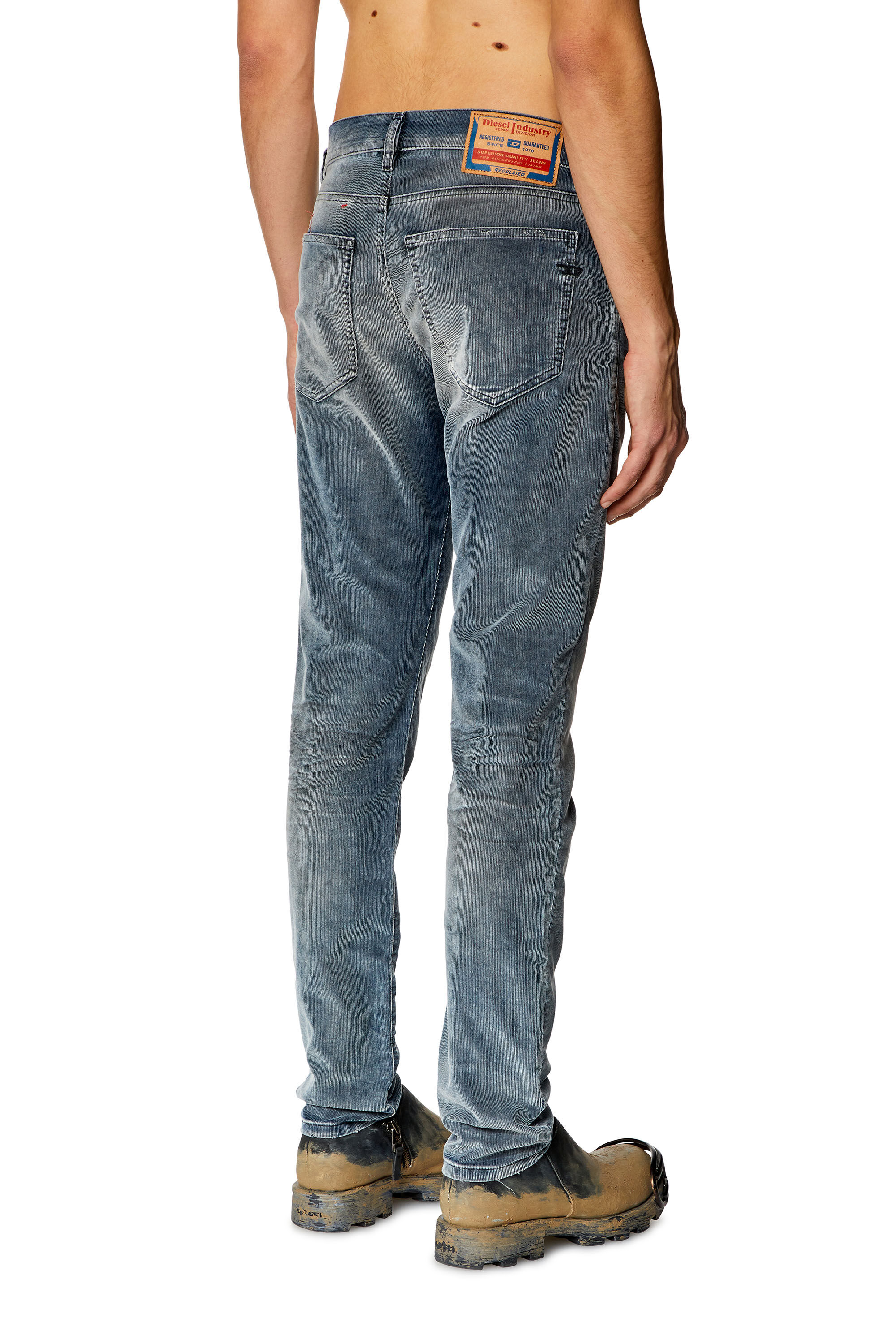 Diesel - Slim Jeans 2019 D-Strukt 068JF, Dark Blue - Image 4