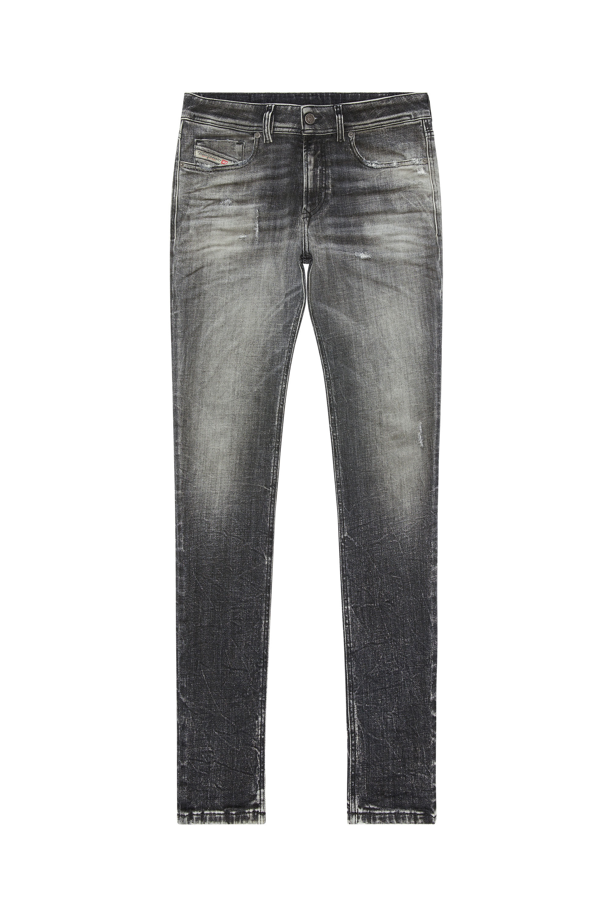 Diesel - Skinny Jeans 1979 Sleenker 09G86, Black/Dark grey - Image 2