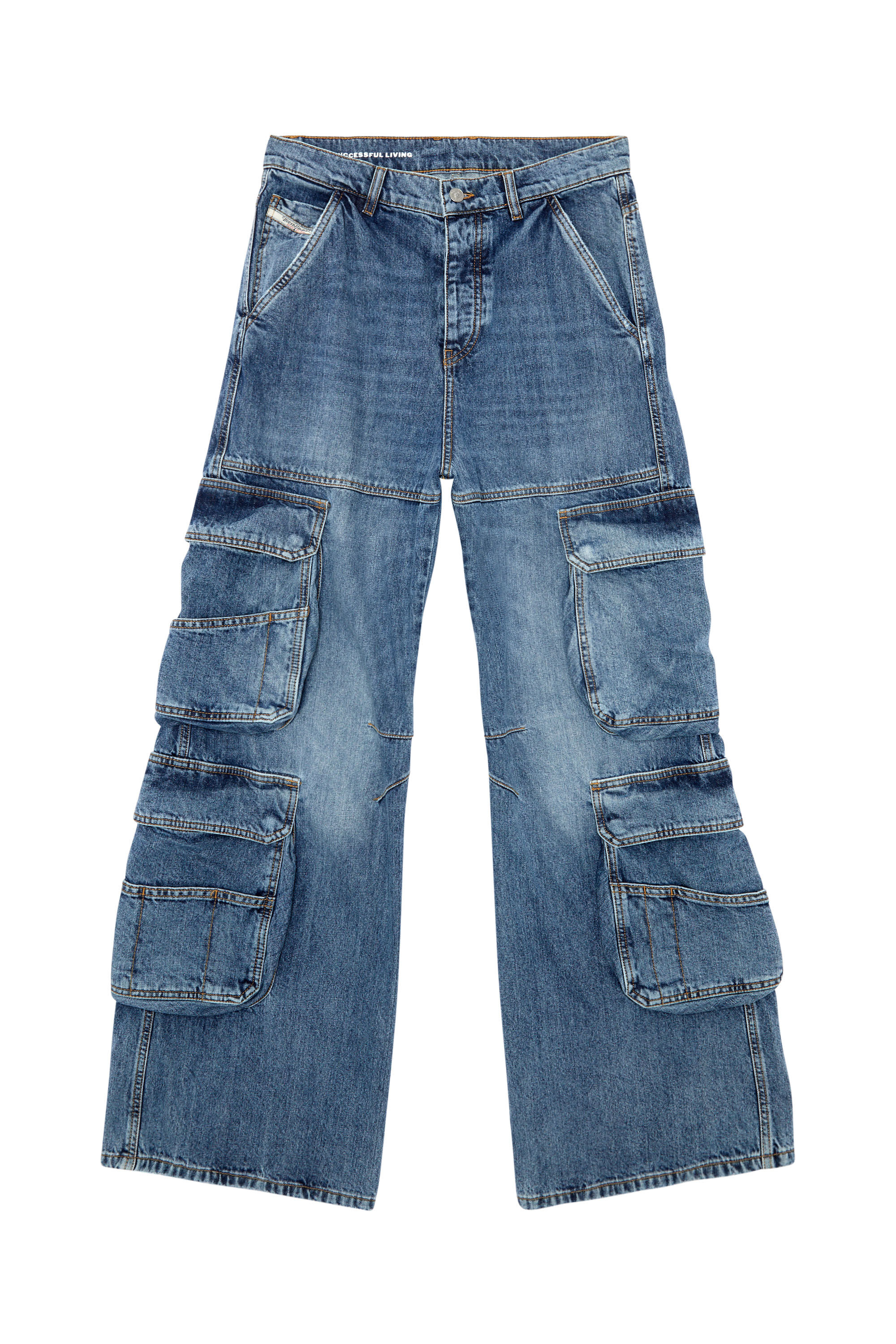 Diesel - Straight Jeans 1996 D-Sire 0NLAX, Medium blue - Image 2