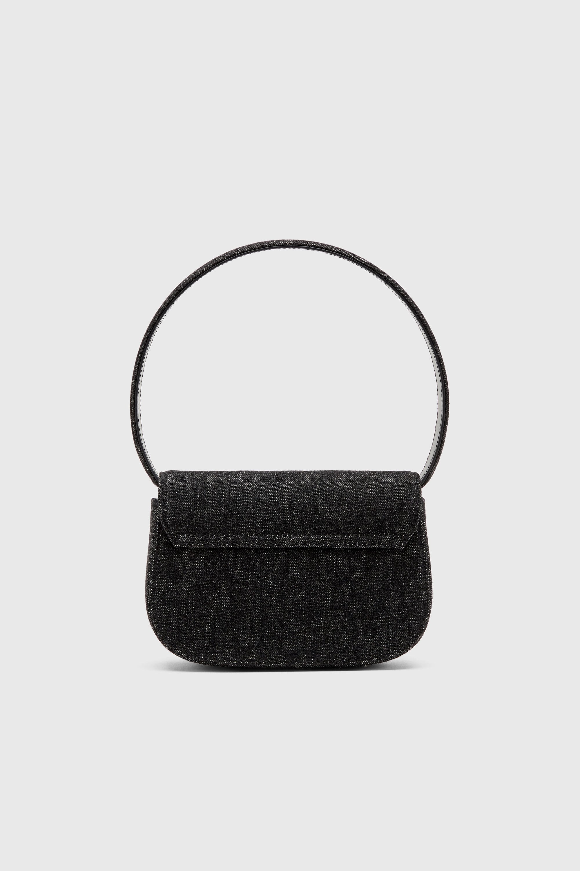 Diesel - 1DR, Woman's 1DR-Iconic shoulder bag in washed denim in Black - 3