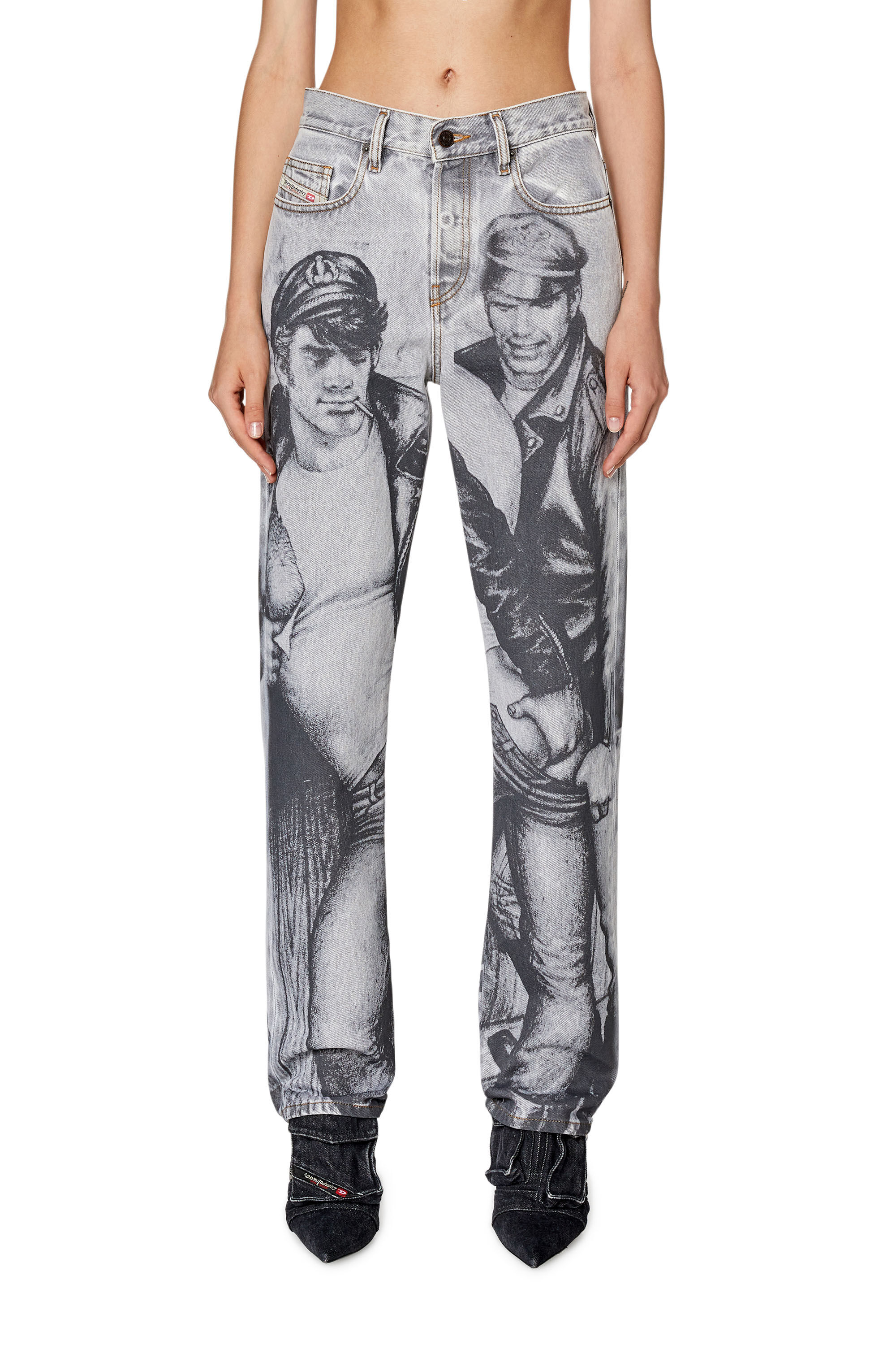 Diesel - Straight Jeans 2020 D-Viker 007F8, Grey - Image 7